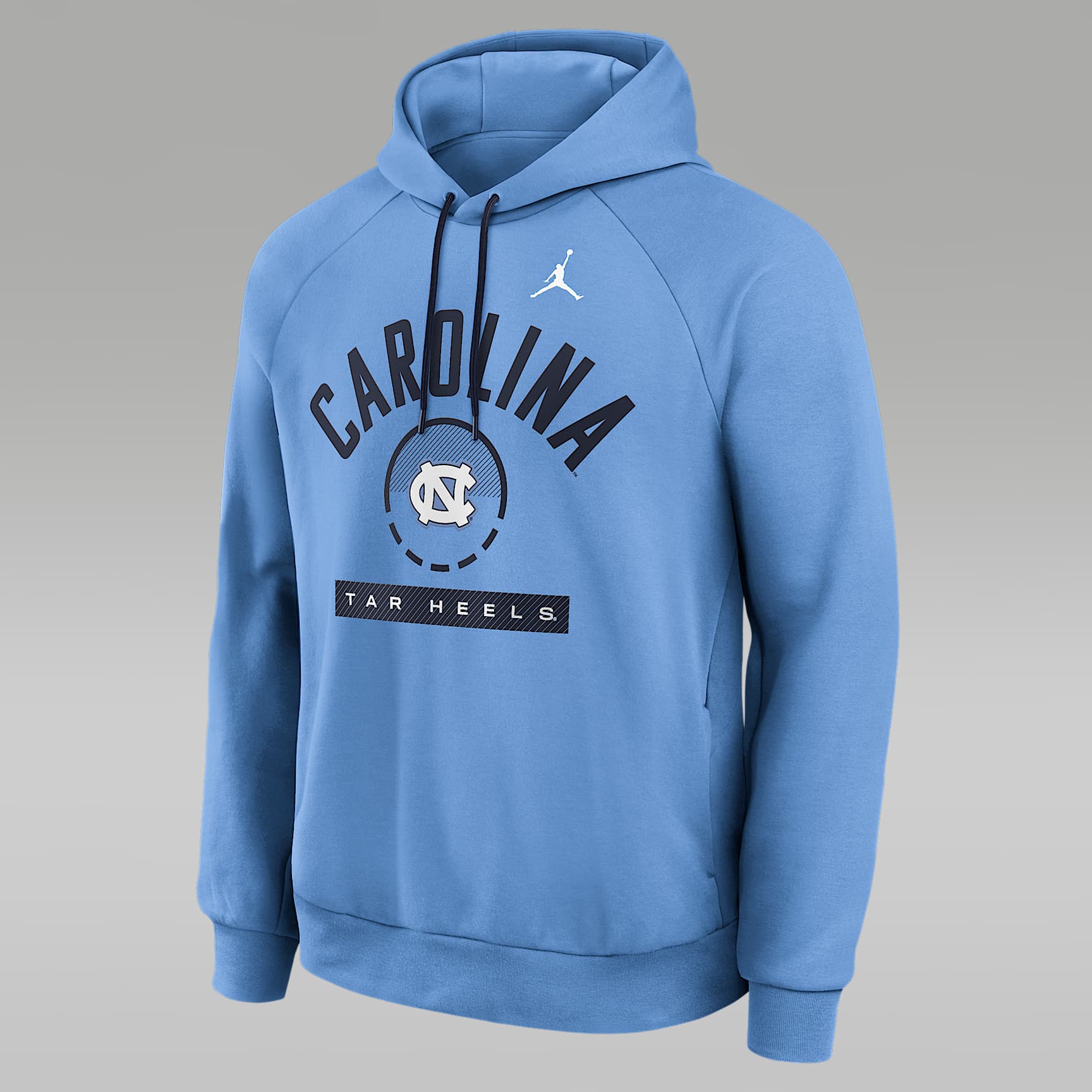 North Carolina Courtside Men's Jordan Brand Dri-FIT College Pullover Hoodie