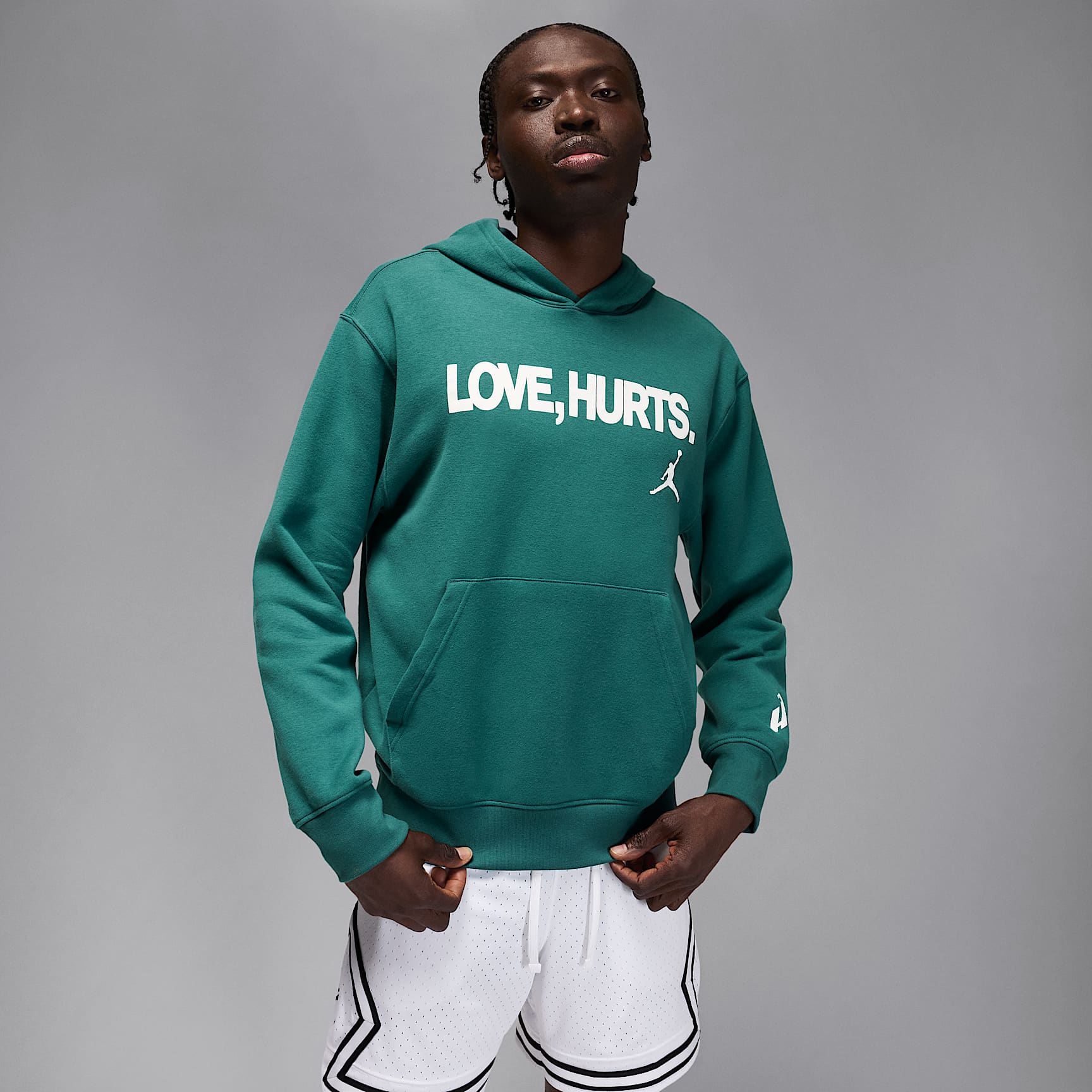 Sudadera con gorro de tejido Fleece para hombre Jalen Hurts