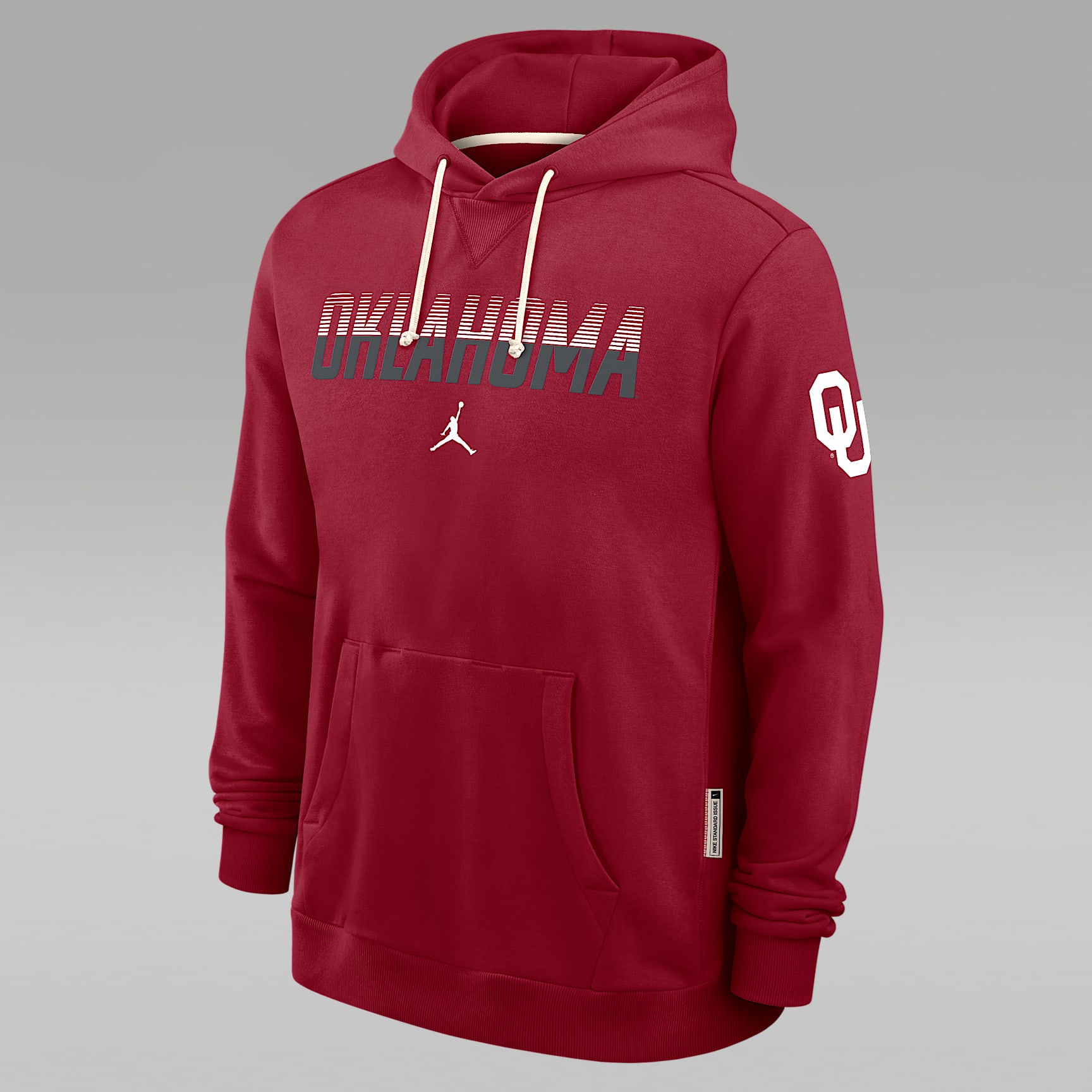 Oklahoma Sideline Standard Issue Men's Jordan Brand Dri-FIT College Pullover Hoodie