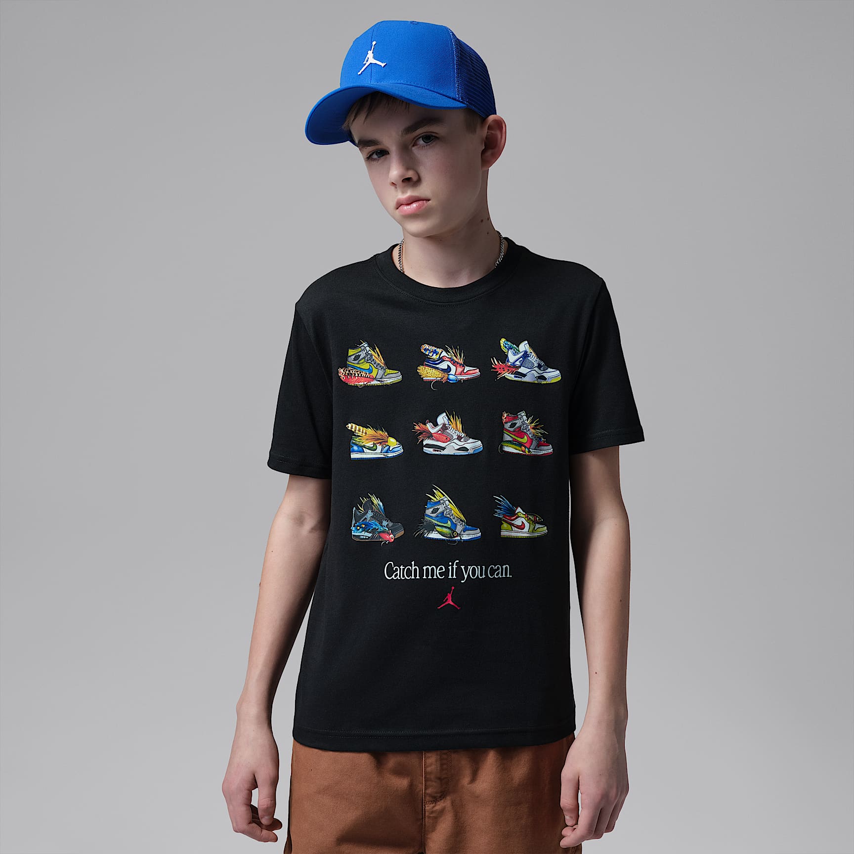 Jordan Big Kids' Fishing Lures T-Shirt