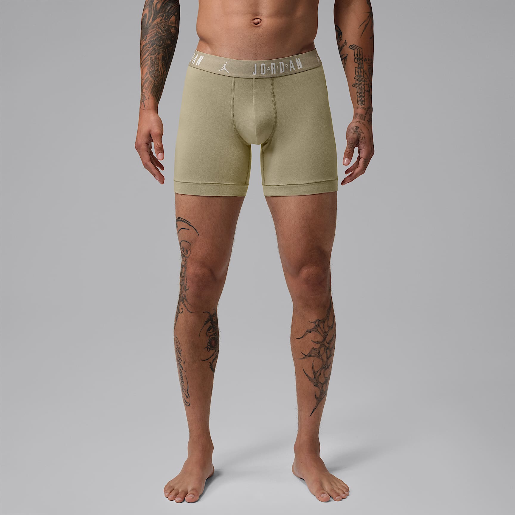 Jordan Men's Flight Cotton Essentials Boxer Briefs (3-Pack)