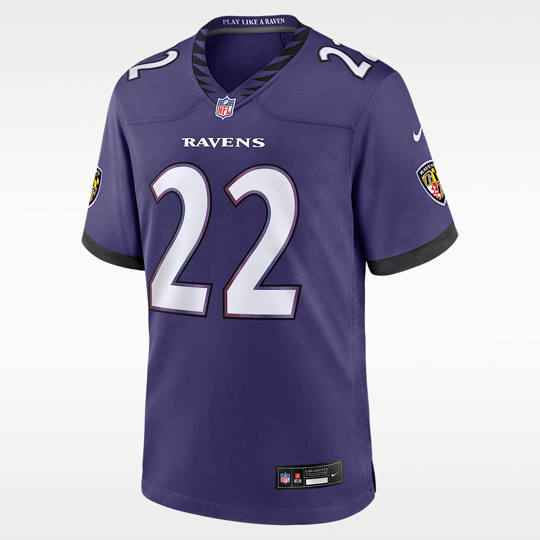 Jersey Nike de la NFL Game para hombre Derrick Henry Baltimore Ravens