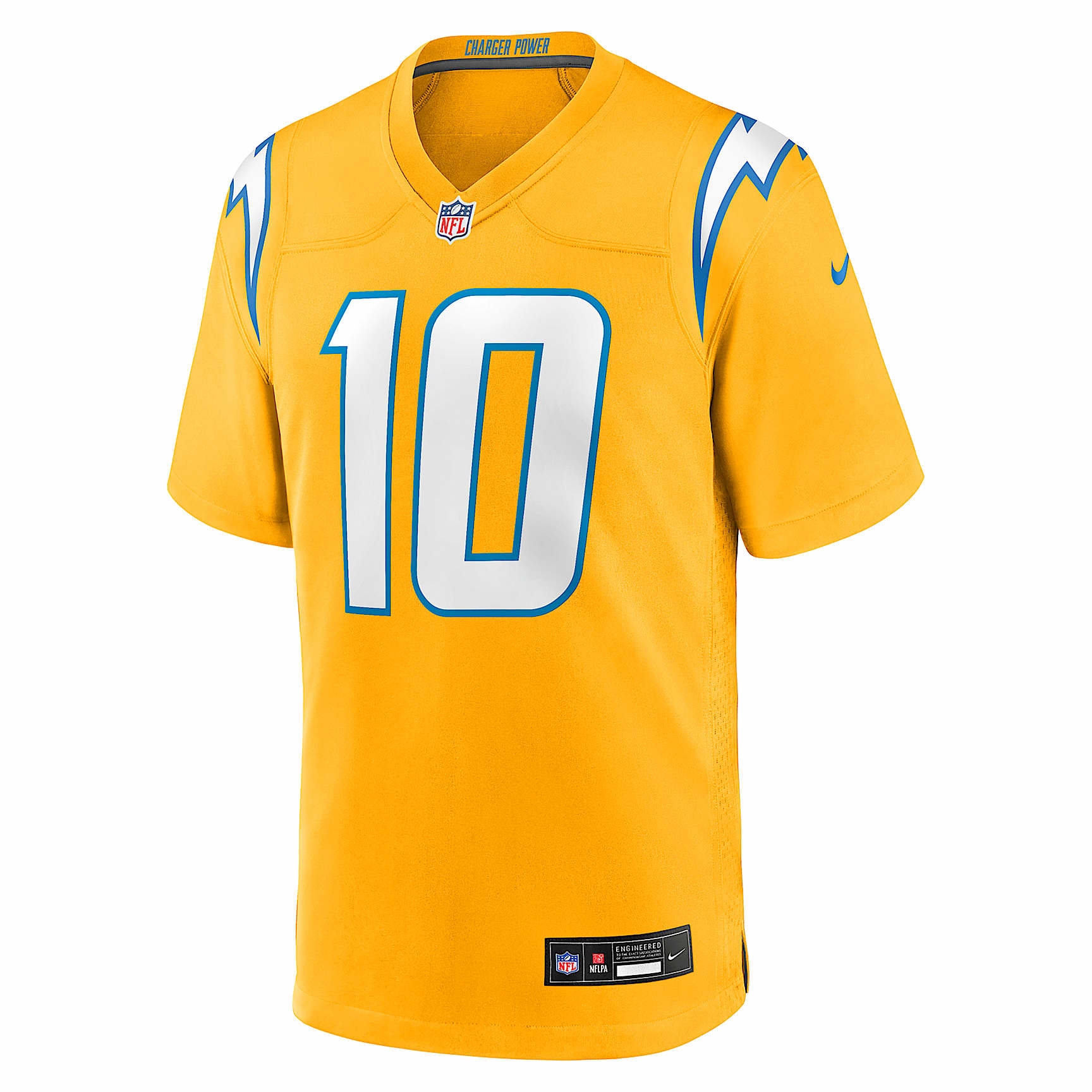 Justin Herbert Los Angeles Chargers Men's Nike NFL Game Jersey