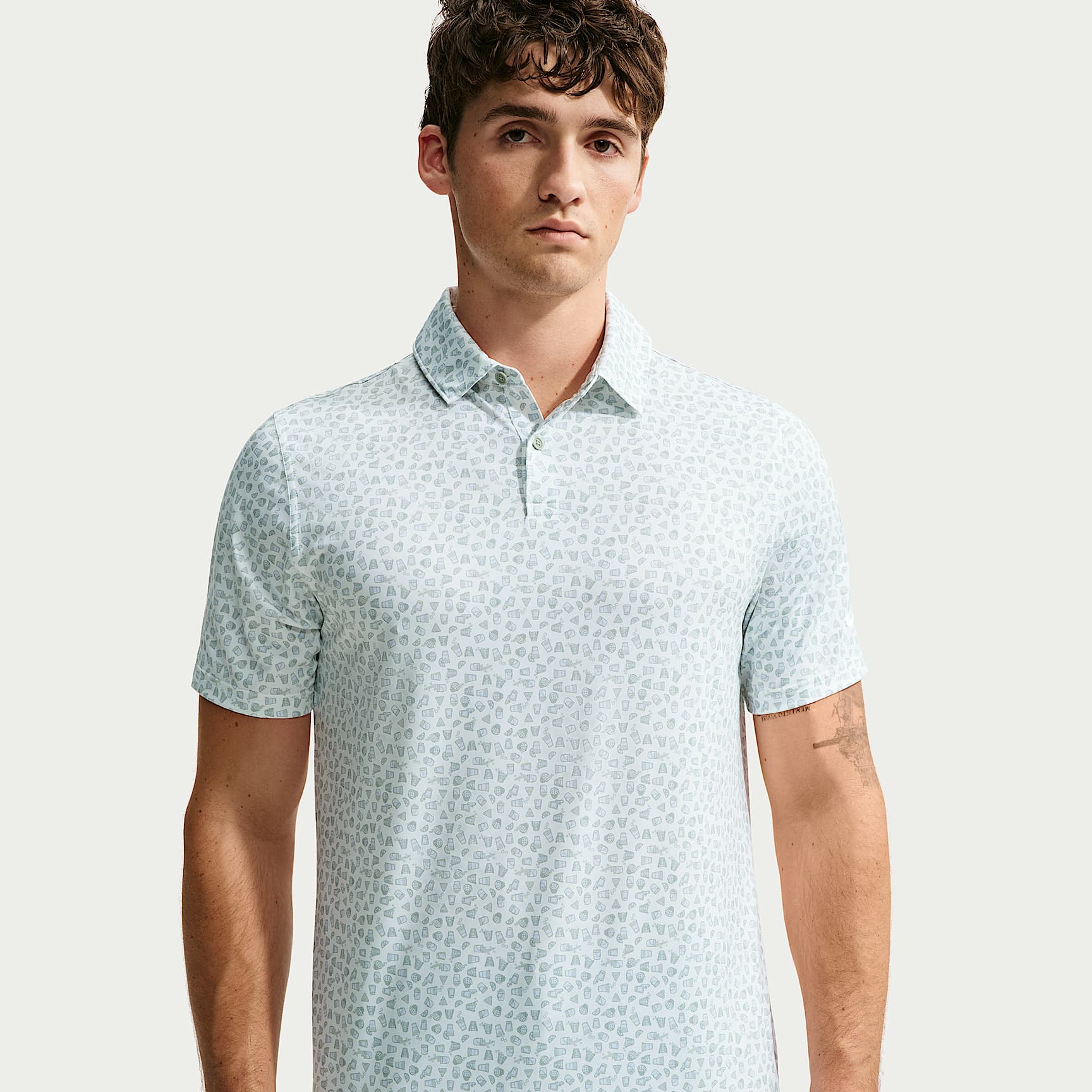 Nike Velocity Dri-FIT-golfpolo med mikromønster til mænd