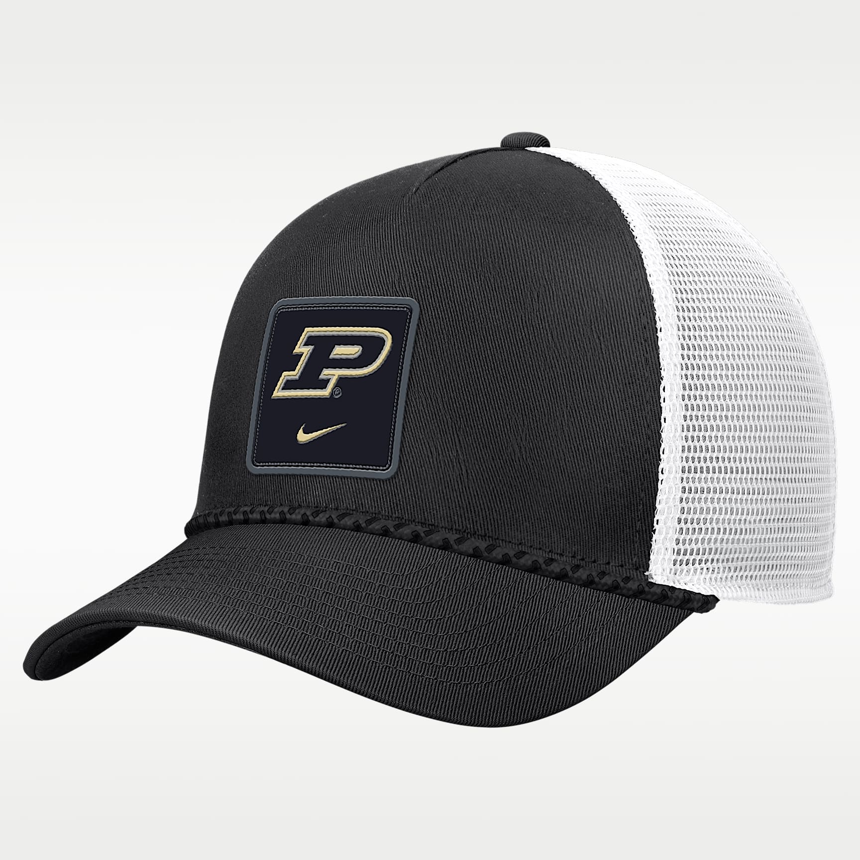 Purdue Sideline Rope Men's Nike College Trucker Adjustable Hat