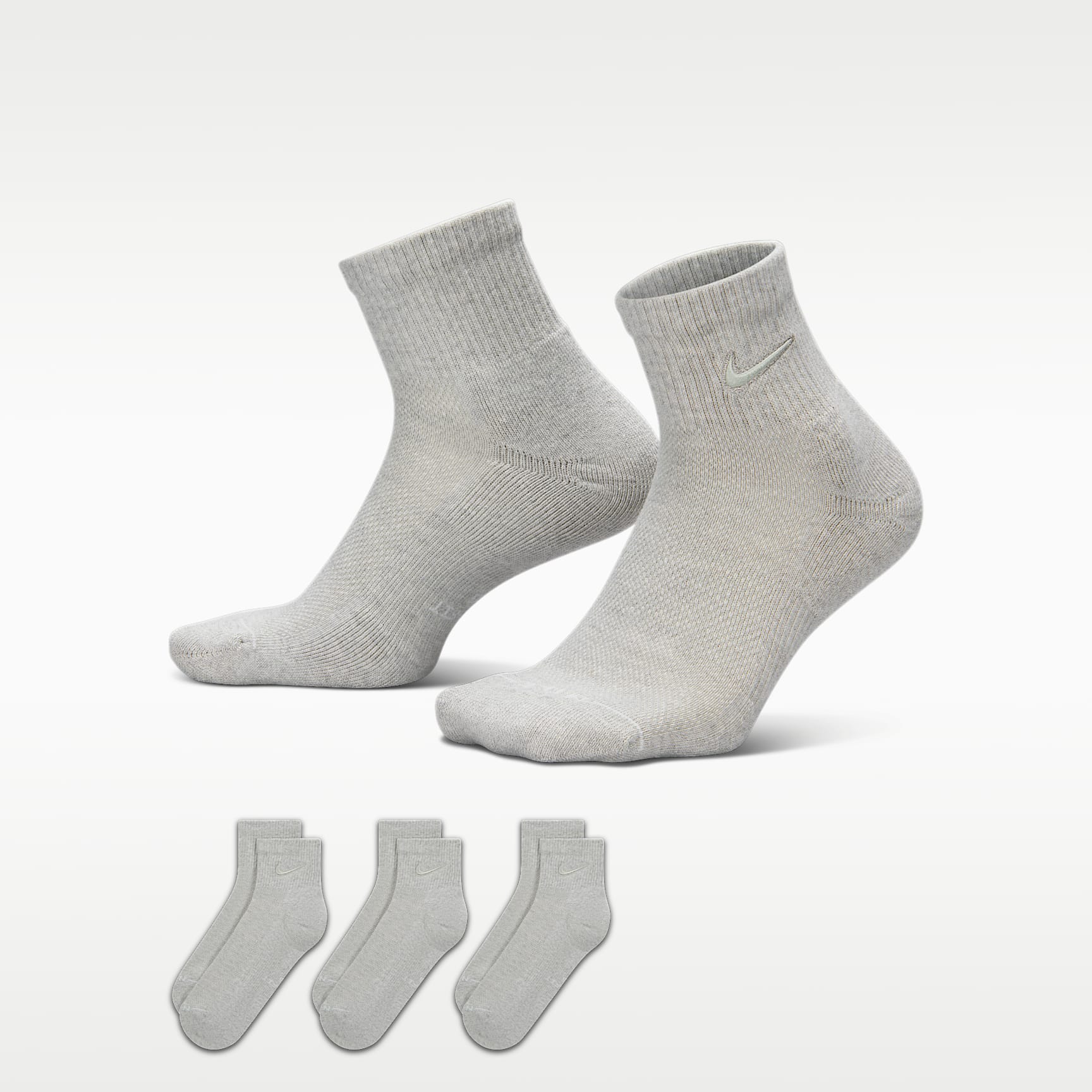 Nike Everyday Elevated Ankle Socks (3 Pairs)