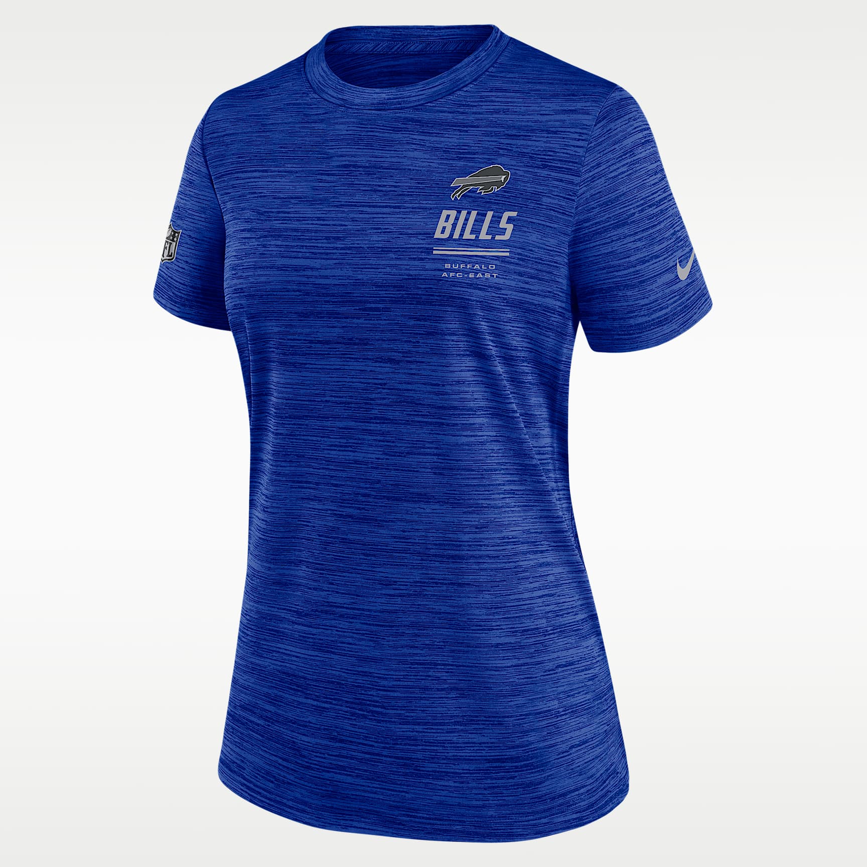 Playera Nike Dri-FIT de la NFL para mujer Buffalo Bills Sideline Velocity