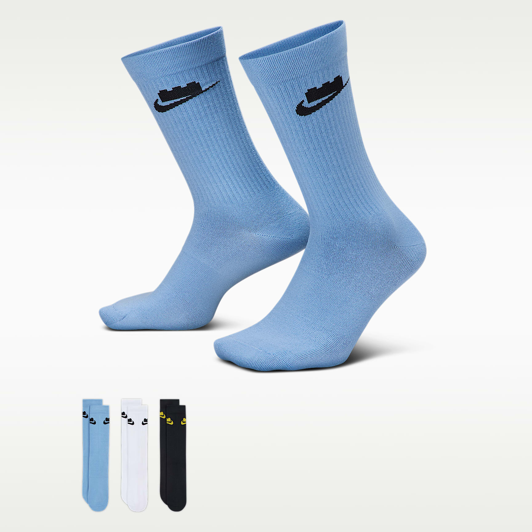 Nike x LEGO® Collection Everyday Essentials Crew Socks (3 Pairs)