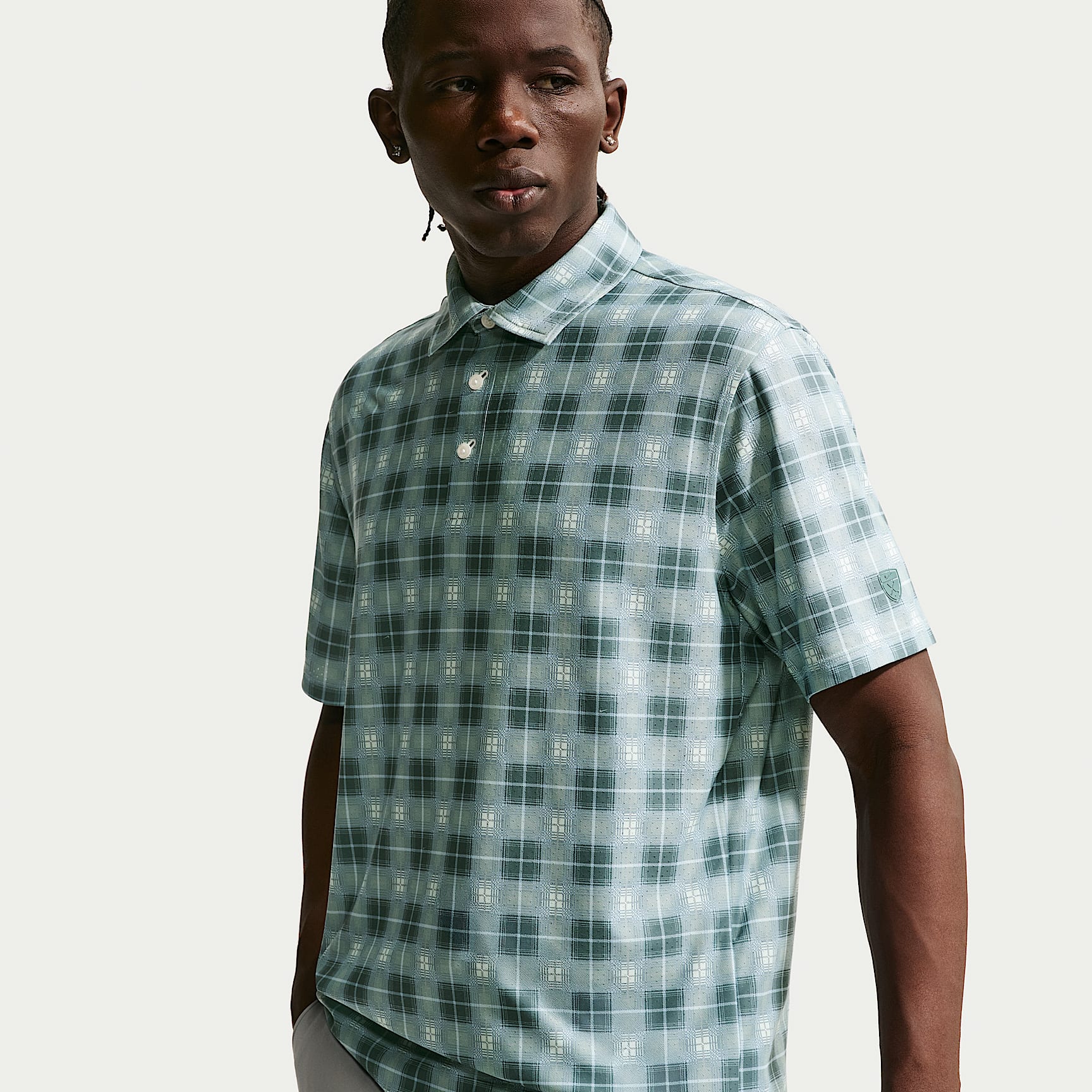 Polo da golf Dri-FIT Nike Tailored Performance Tartan – Uomo