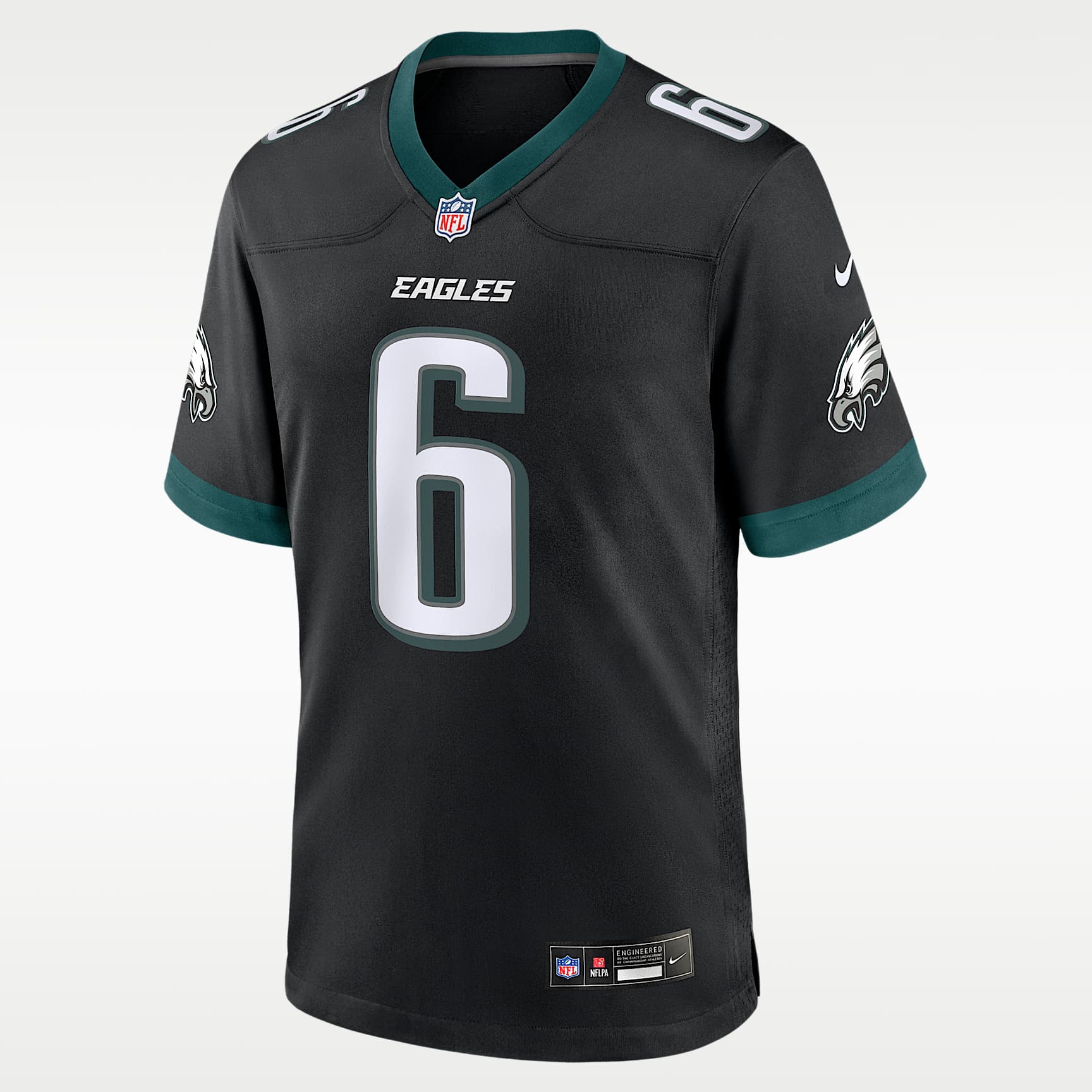 Jersey Nike de la NFL Game para hombre DeVonta Smith Philadelphia Eagles