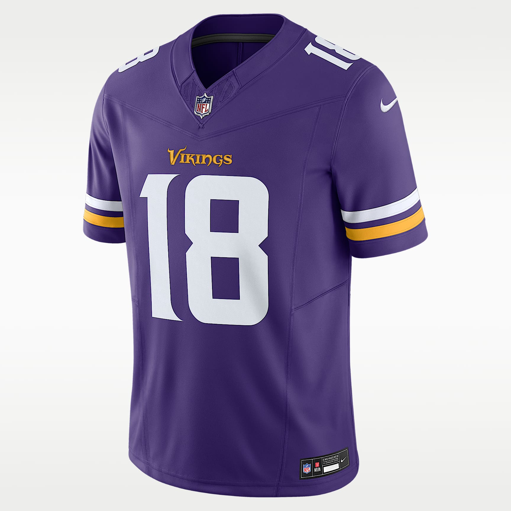 Jersey de fútbol americano Nike Dri-FIT de la NFL Limited para hombre Justin Jefferson Minnesota Vikings