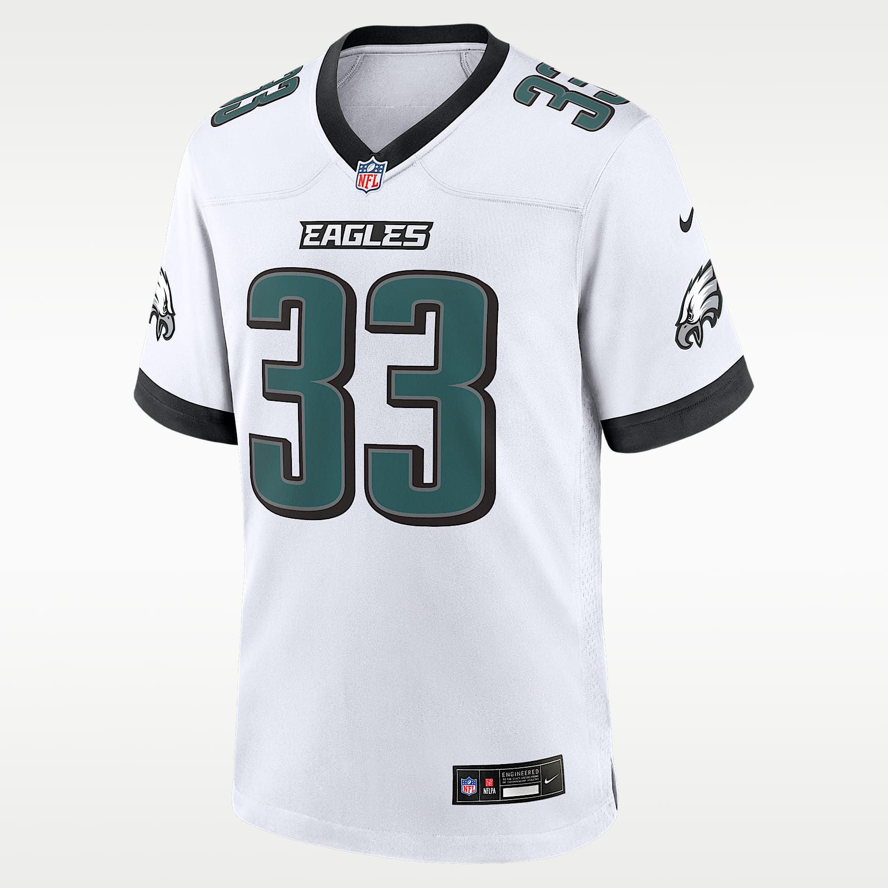Jersey Nike de la NFL Game para hombre Cooper DeJean Philadelphia Eagles