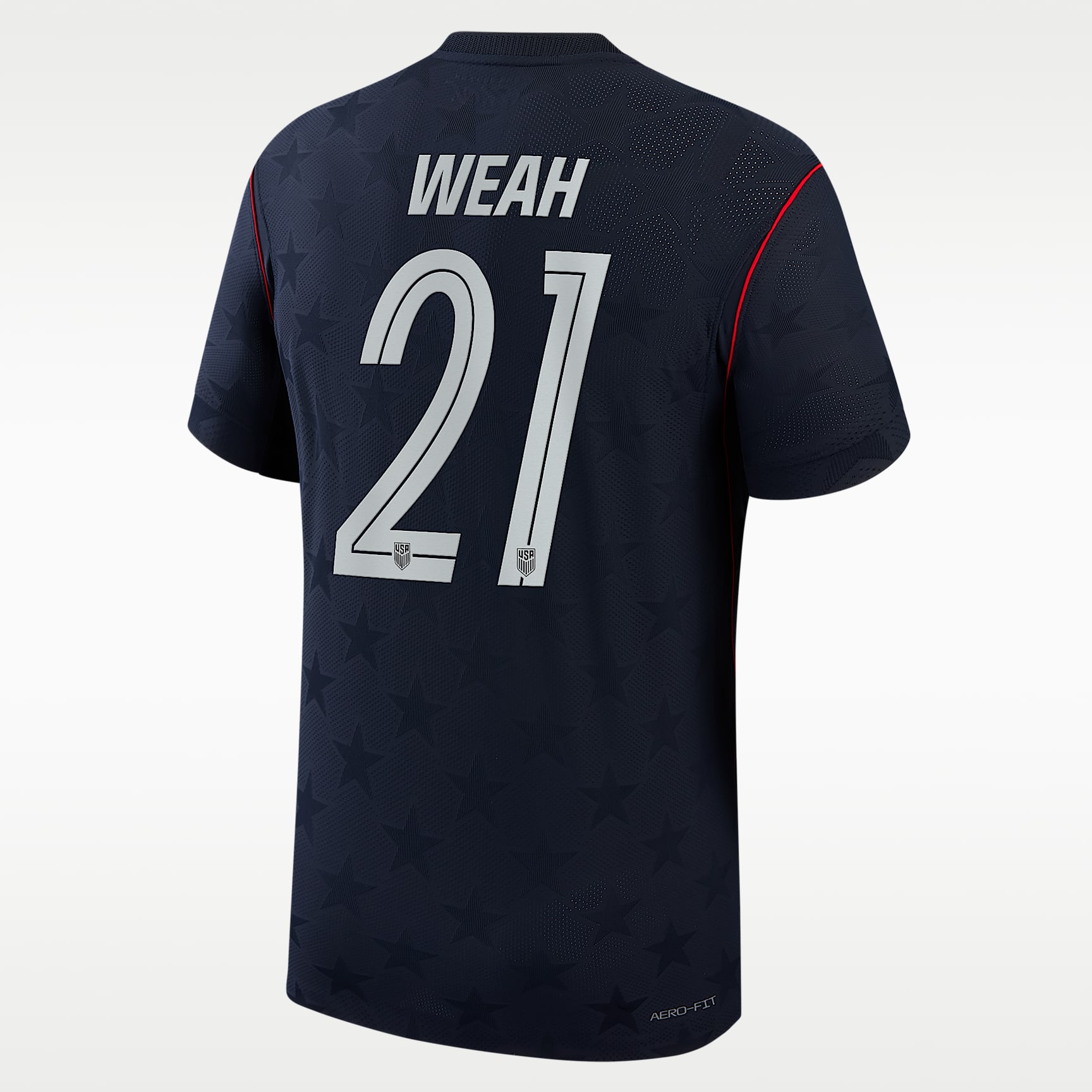 Timothy Weah USMNT 2026 Match Away Men's Nike Dri-FIT ADV Soccer Jersey