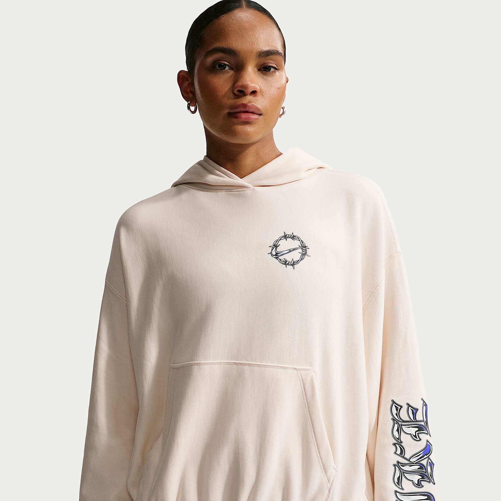 Nike Sportswear Women's Oversized French Terry Graphic Pullover Hoodie