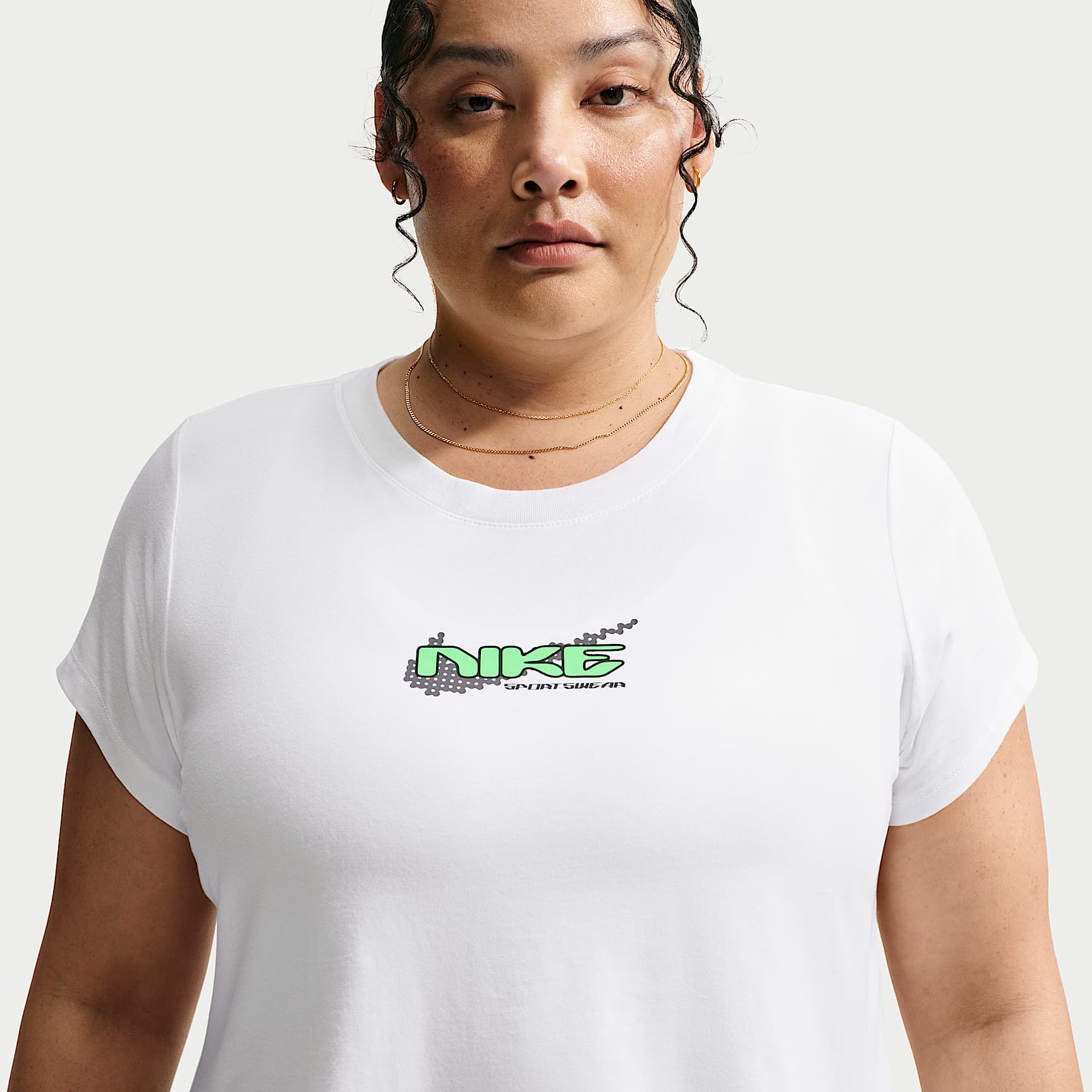 Nike Sportswear Chill Knit Women's Slim Cropped T-Shirt (Plus Size)
