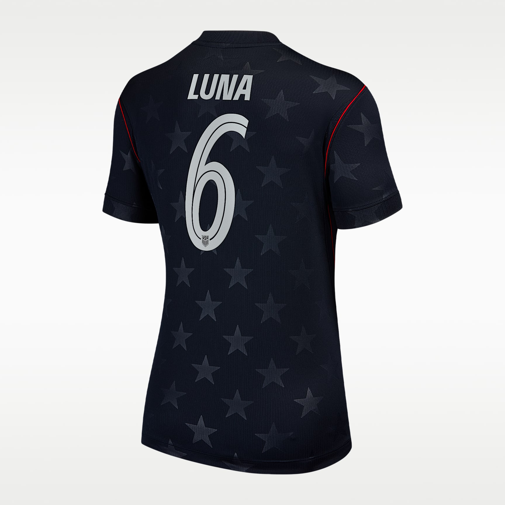 Jersey de futbol Nike Dri-FIT de Diego Luna del USMNT visitante 2026 Stadium para mujer
