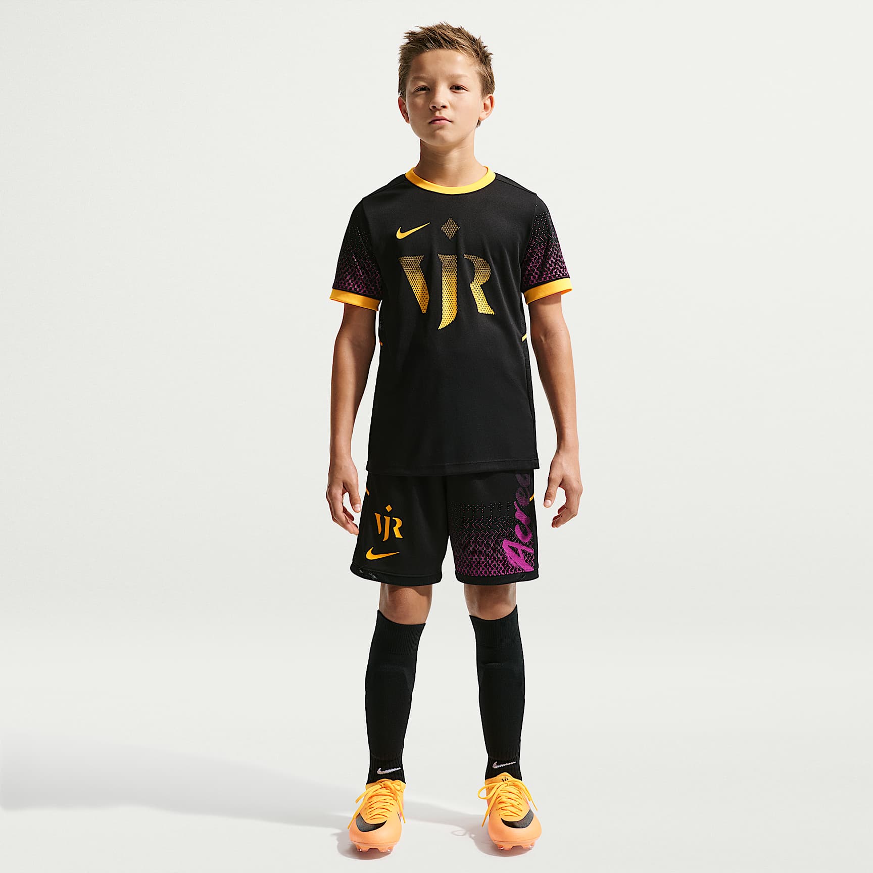 Vini Jr. Academy Big Kids' Nike Dri-FIT Soccer Shorts