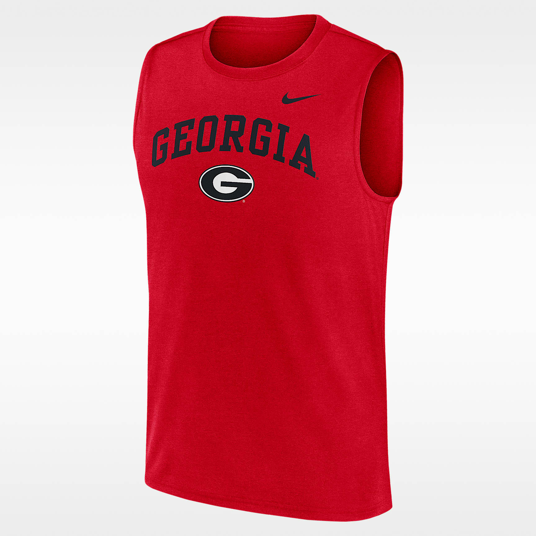 Georgia Primetime Arch Legend Men's Nike Dri-FIT College Muscle Tank Top