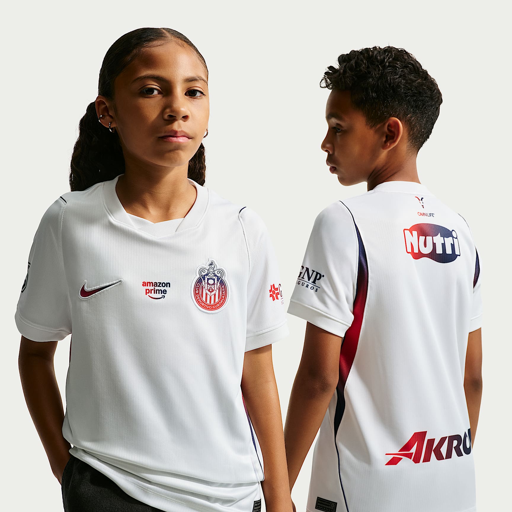 Jersey de futbol Nike Dri-FIT Replica del C.D. Guadalajara visitante 2026/27 Stadium para niños talla grande