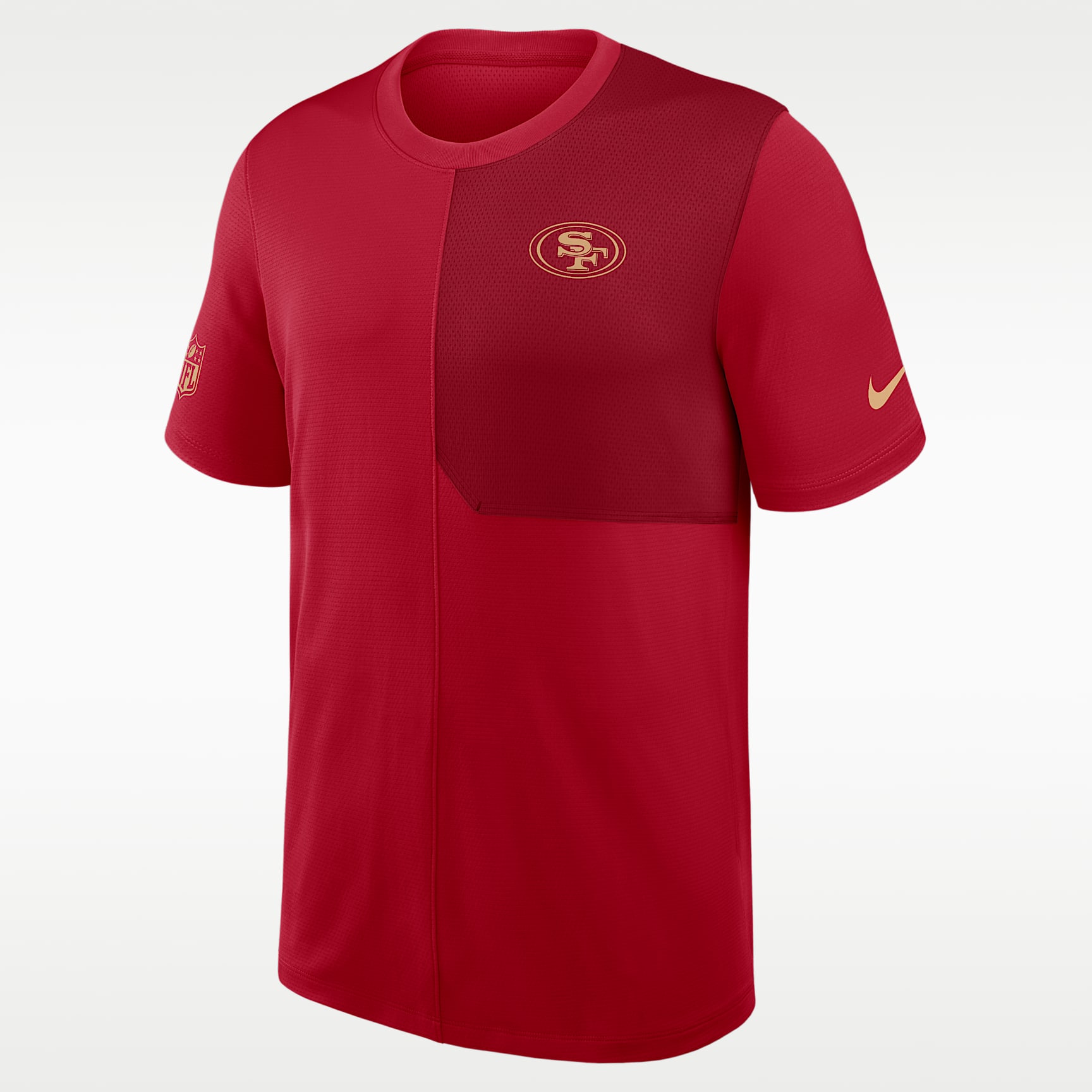 San Francisco 49ers Sideline Coach Men's Nike Dri-FIT NFL Top