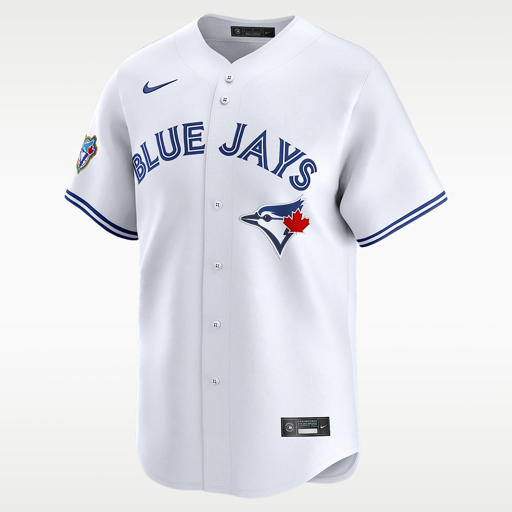 Jersey de manga corta Nike de la MLB Limited para hombre Blue Jays