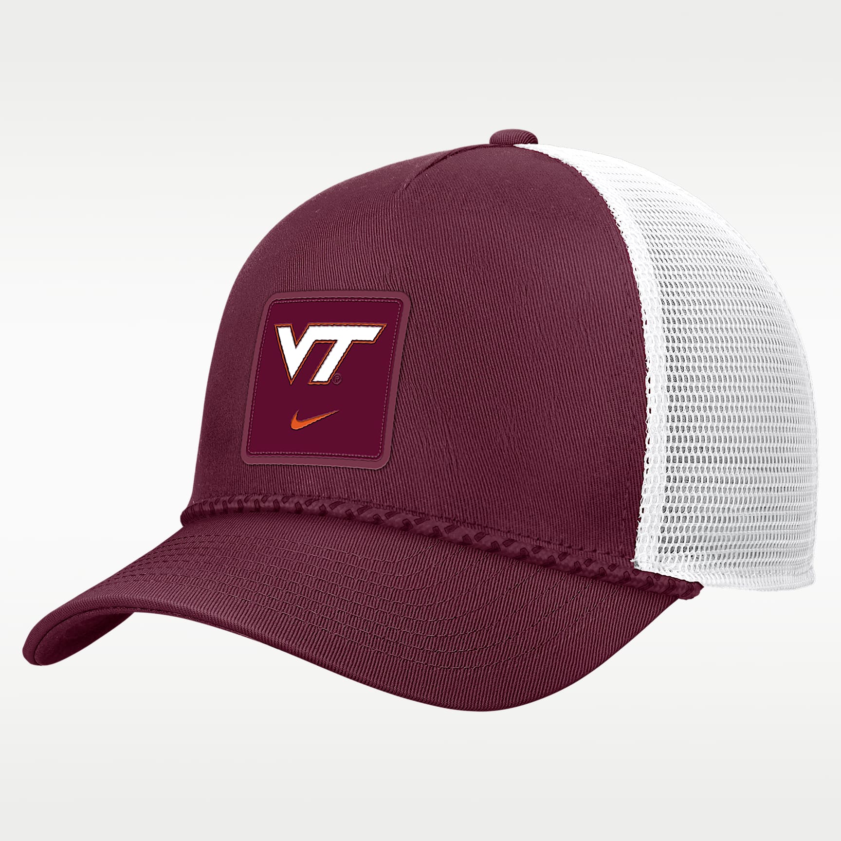 Virginia Tech Sideline Rope Men's Nike College Trucker Adjustable Hat