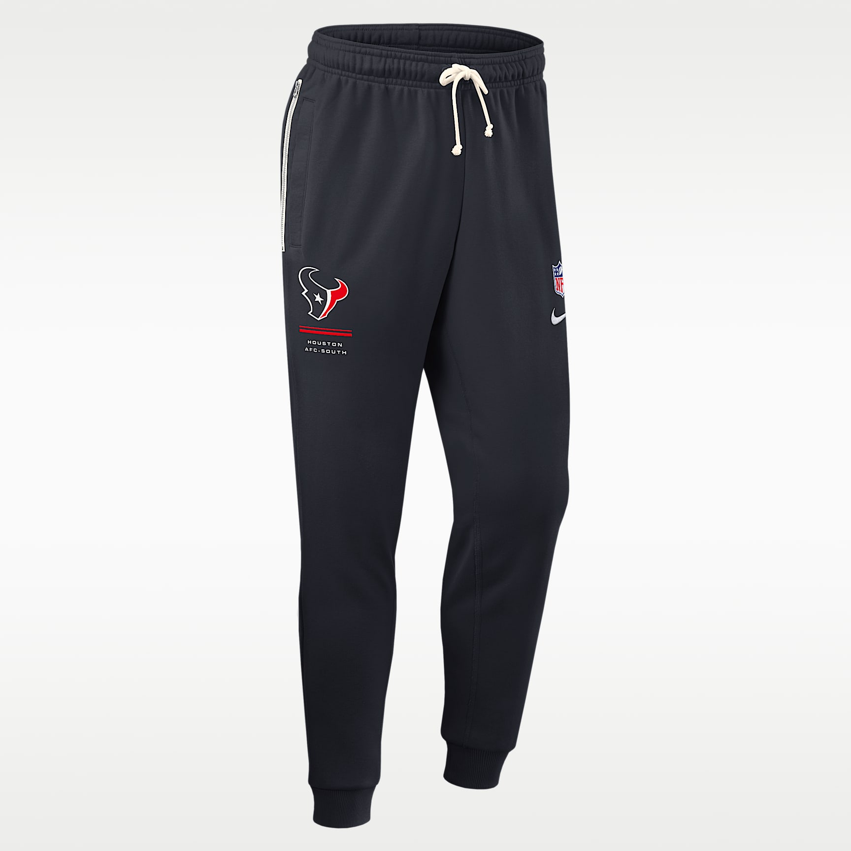 Pants Nike Dri-FIT de la NFL de pierna entallada para hombre Houston Texans Sideline Standard Issue