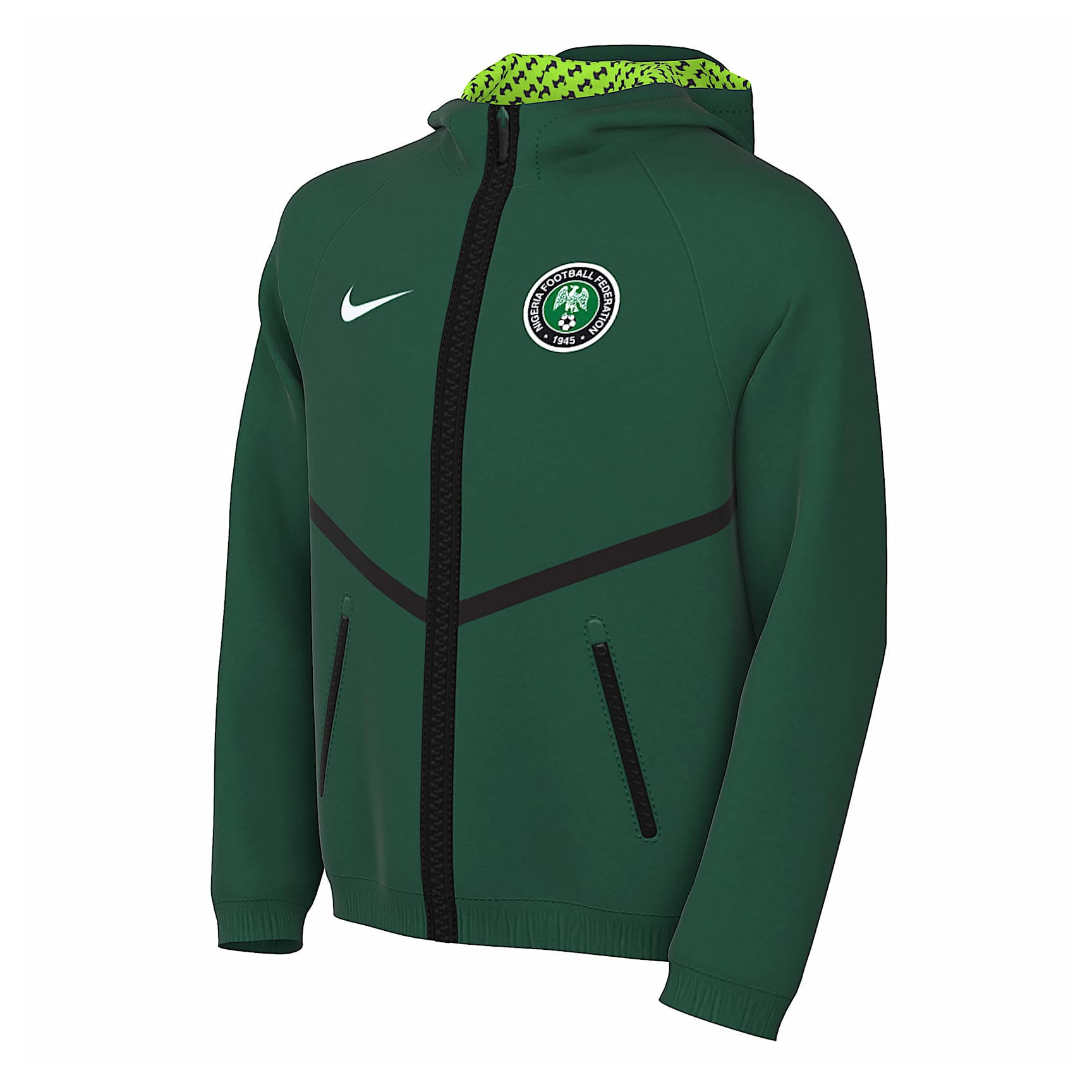 Nigeria Big Kids' Nike Dri-FIT Soccer Anthem Jacket