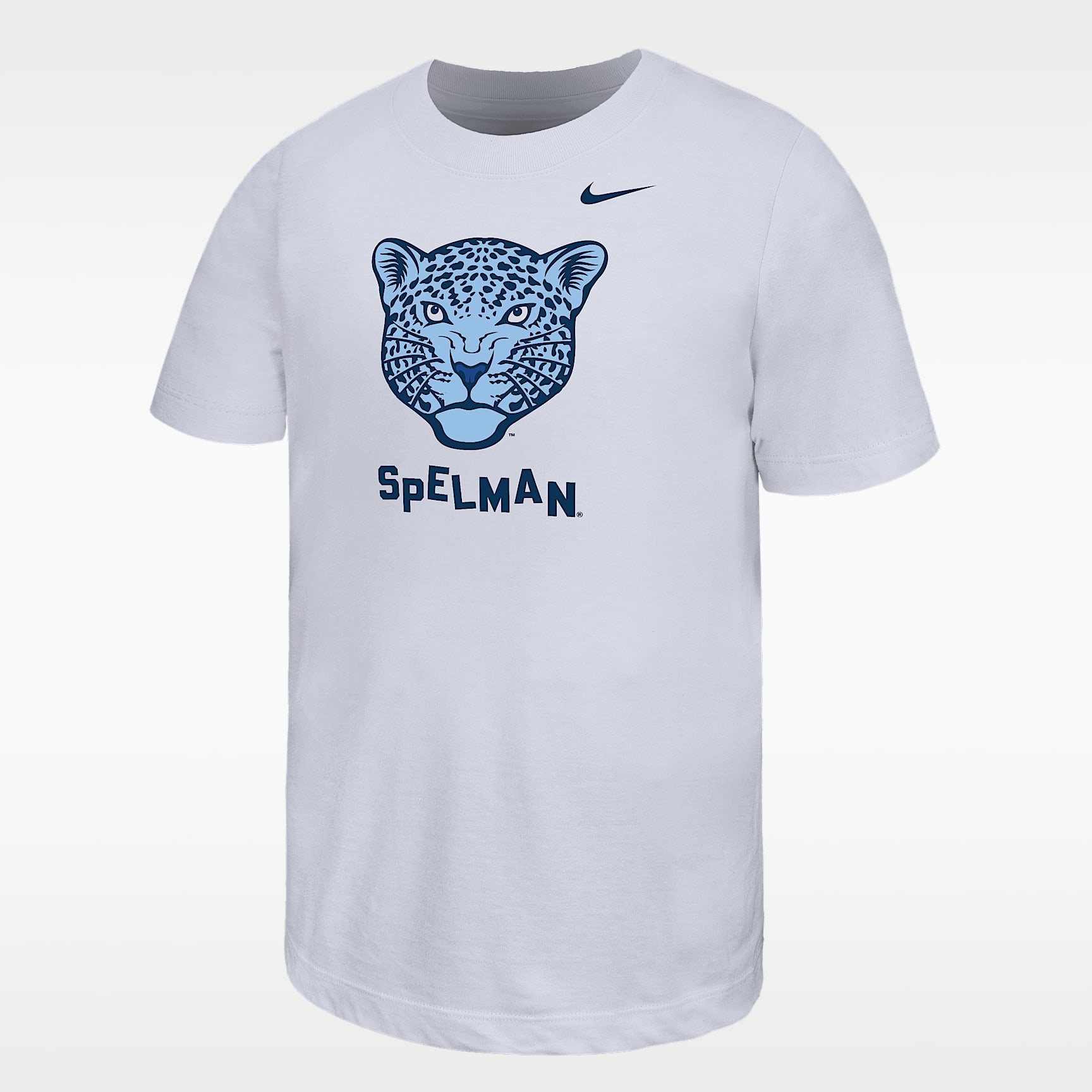 Playera de manga corta para niños talla grande Nike College (Spelman College)