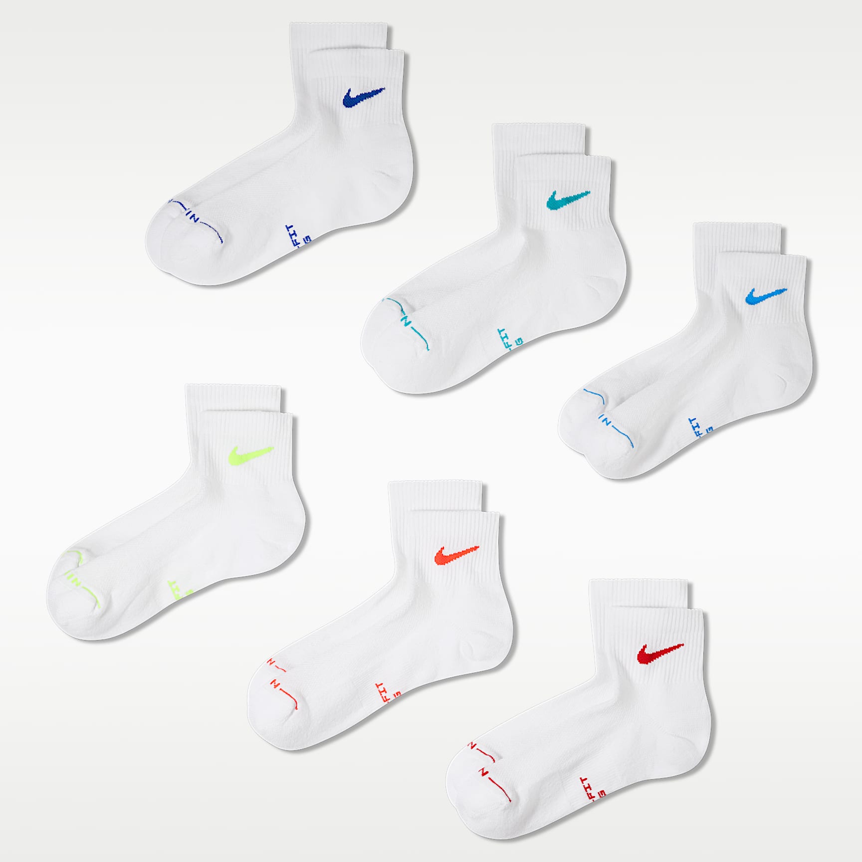 Nike Everyday Elevated Ankle Socks (6 Pairs)