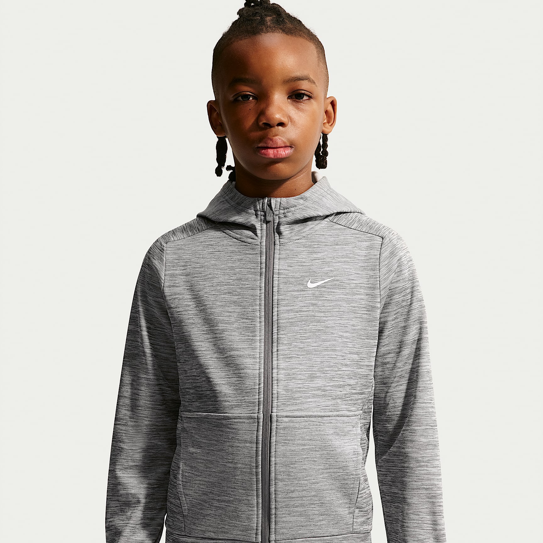 Nike Big Kids' (Boys') Therma-FIT Fleece Full-Zip Hoodie