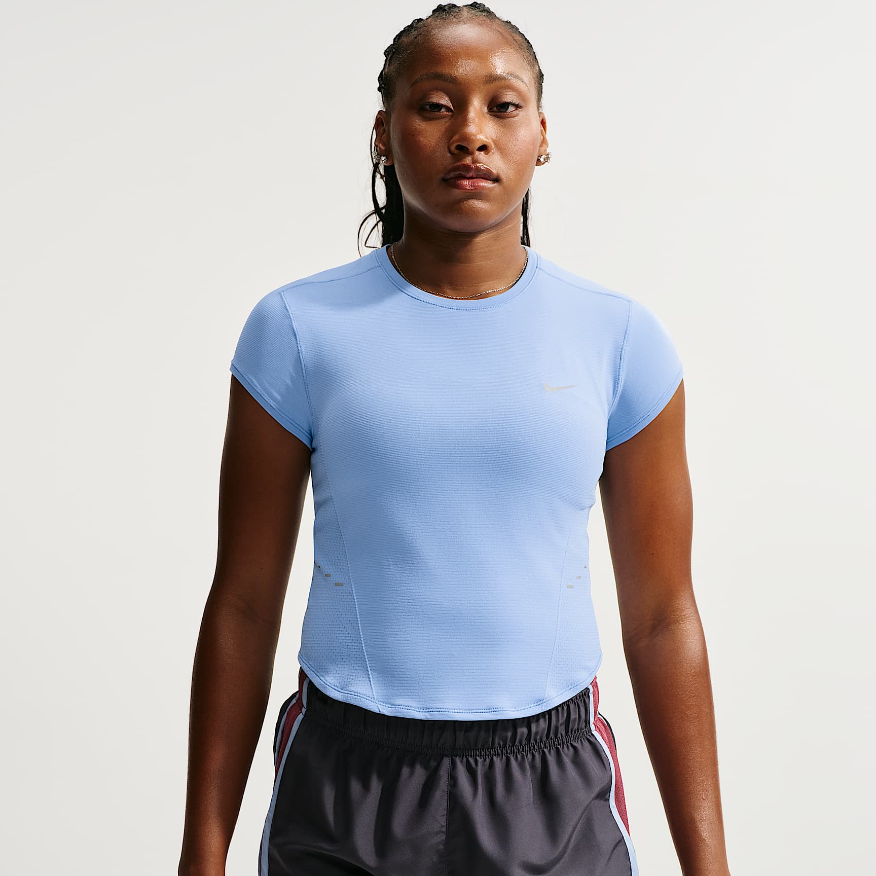 Nike Swift Women's Dri-FIT Seamless Cropped Short-Sleeve Running Top