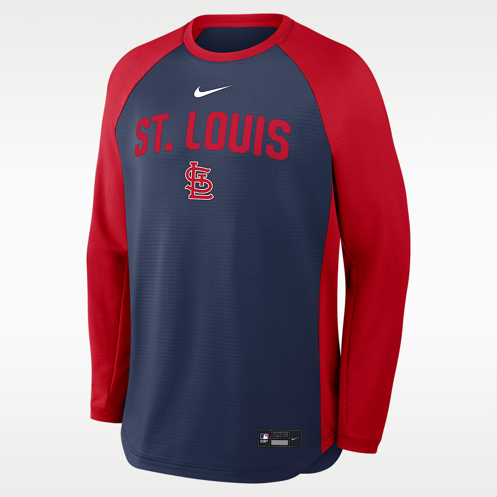 St. Louis Cardinals Authentic Collection Men's Nike Dri-FIT Pullover Crew