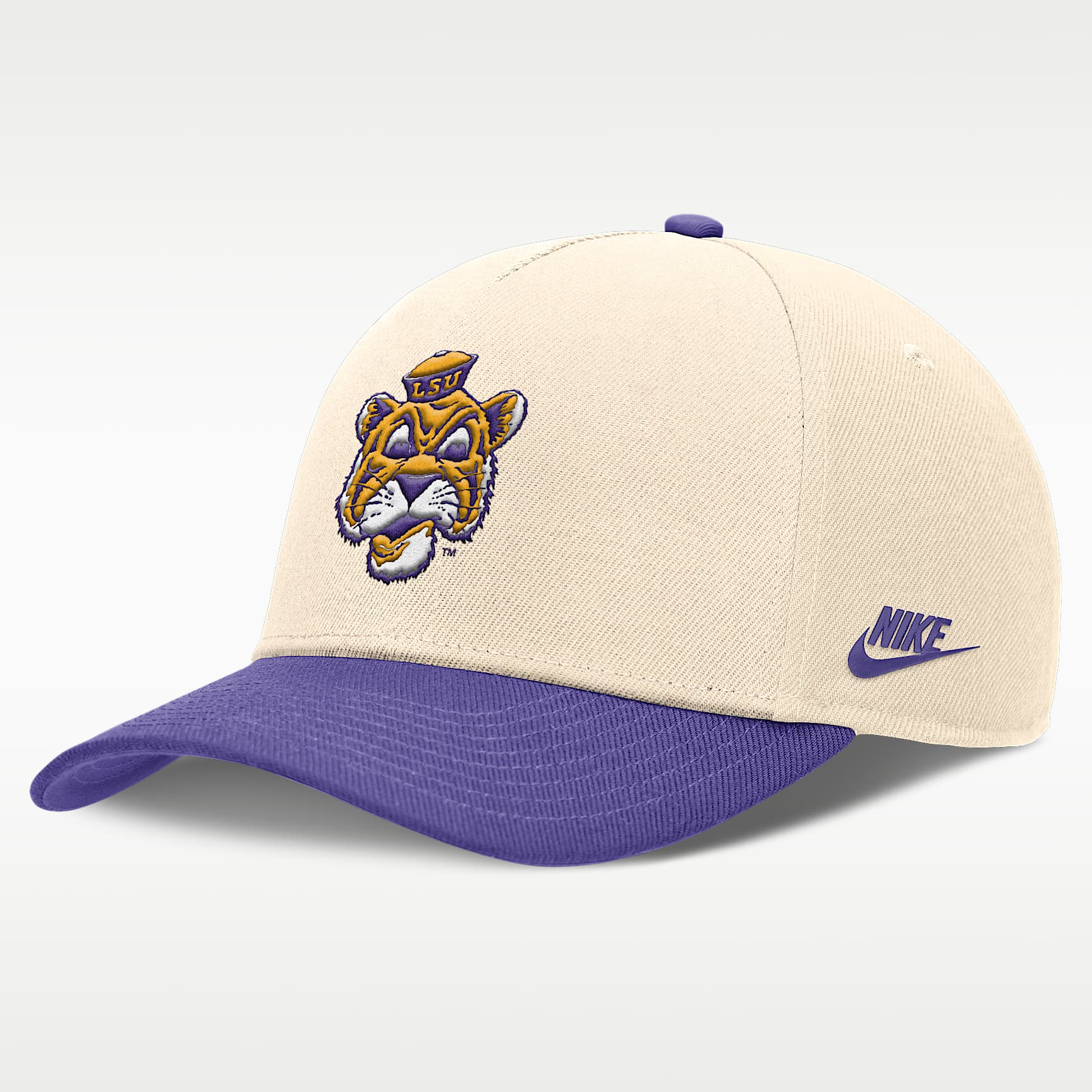 LSU Primetime Rise Academic Men's Nike Dri-FIT College Adjustable Hat