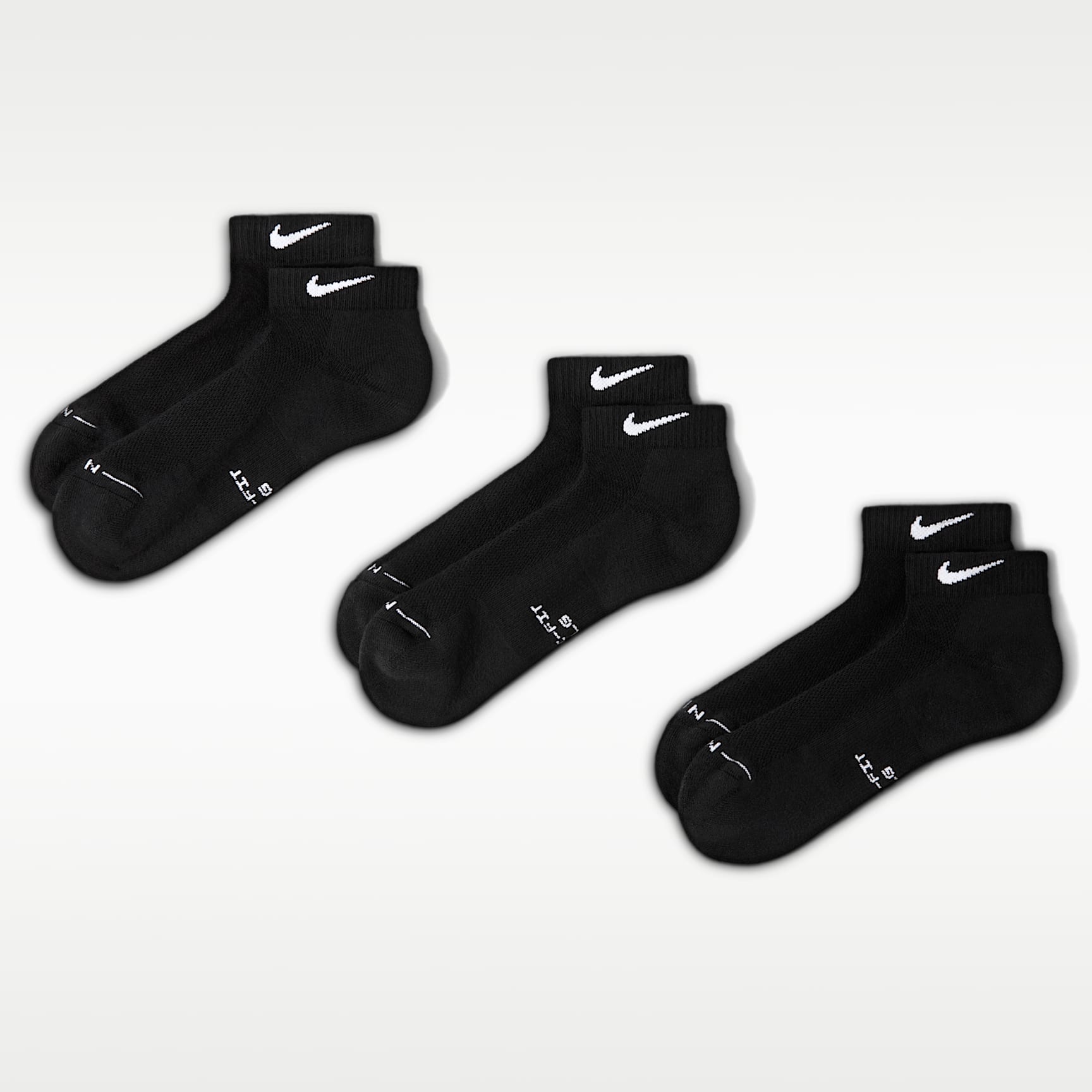 Nike Everyday Elevated Low Socks (3 Pairs)