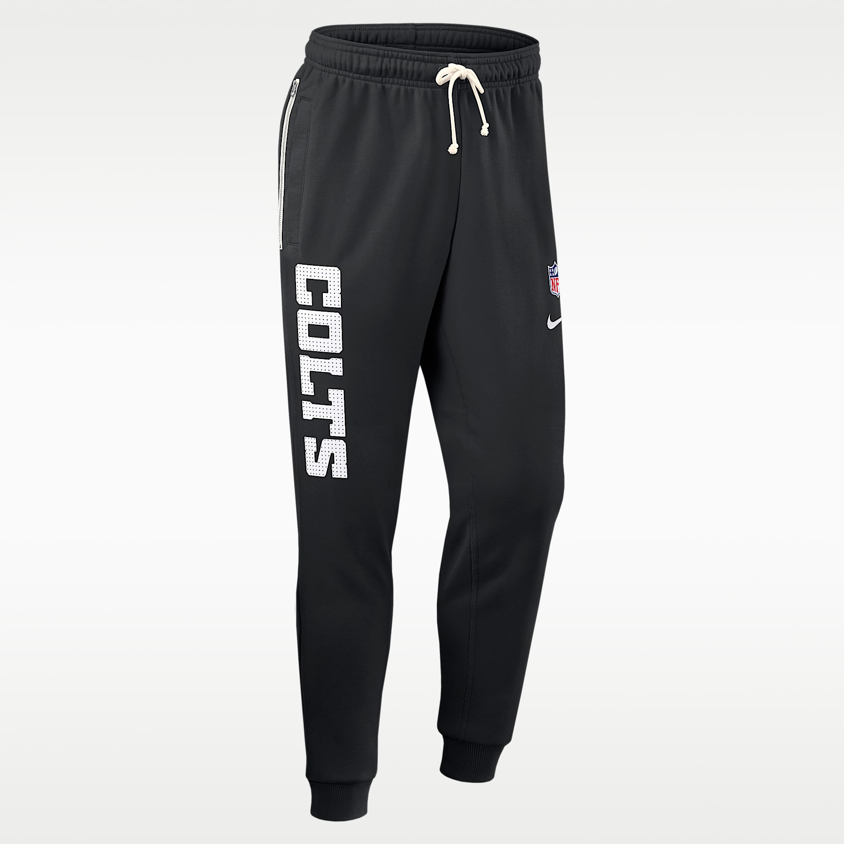 Pants Nike Dri-FIT de la NFL de pierna entallada para hombre Indianapolis Colts Ground Game Sideline