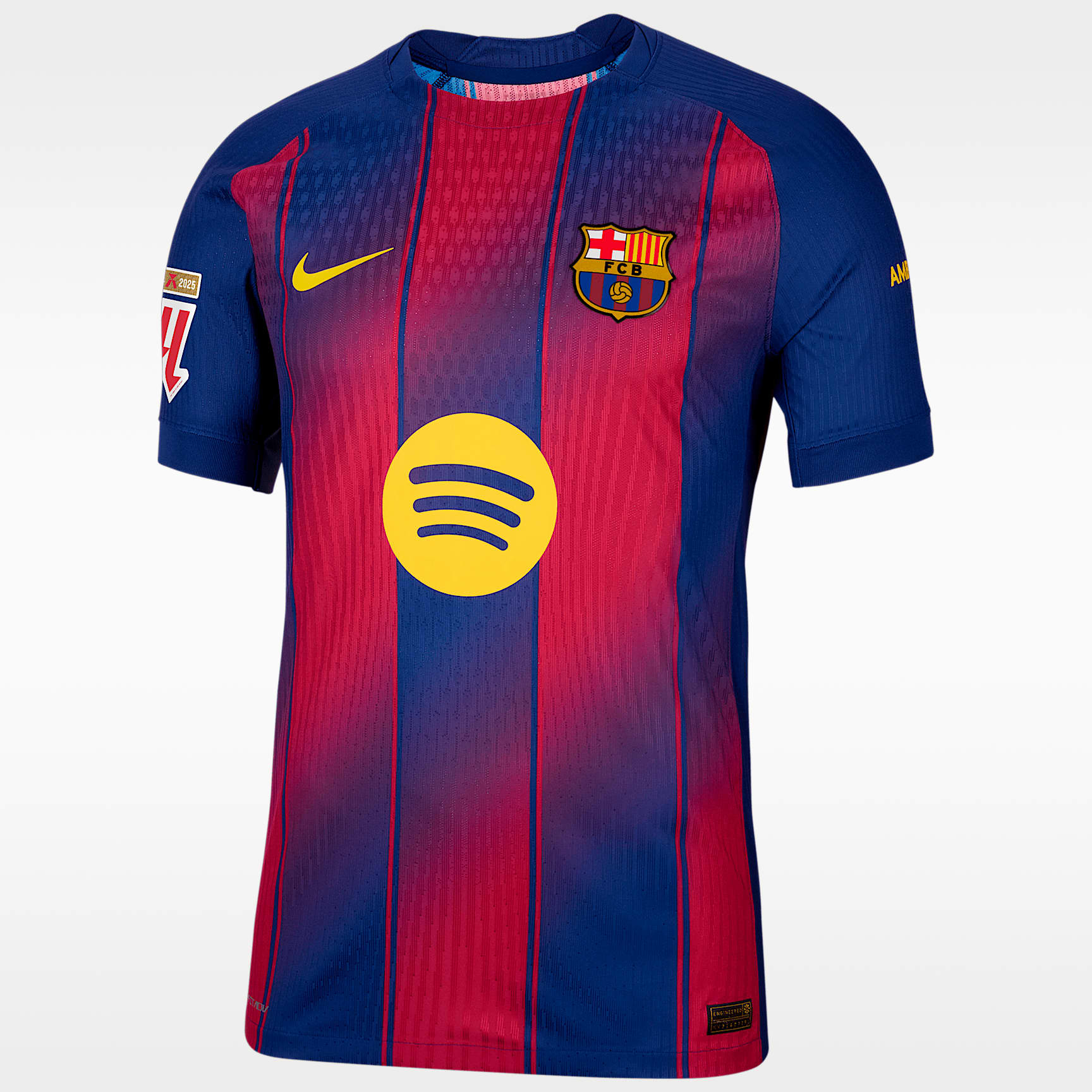 Frenkie de Jong Barcelona 2025/26 Match Home Men's Nike Dri-FIT ADV Soccer Jersey