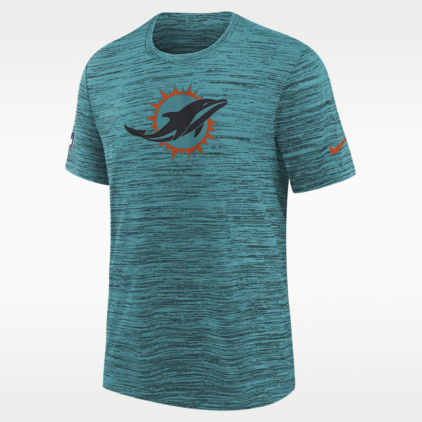 Miami Dolphins Rivalry Sideline Velocity Big Kids' Nike Dri-FIT NFL T-Shirt