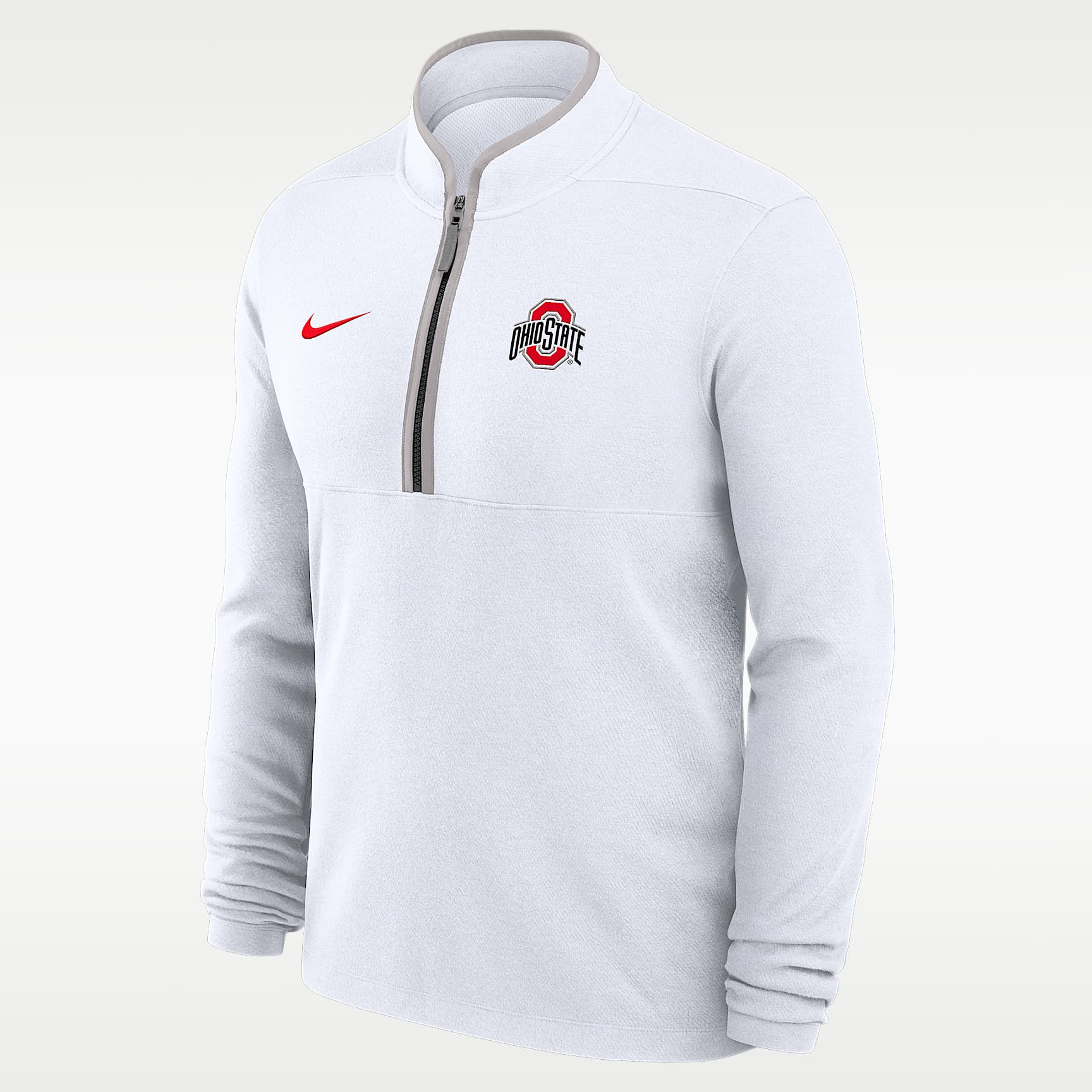 Ohio State Victory Men's Nike Dri-FIT College 1/2-Zip Long-Sleeve Top
