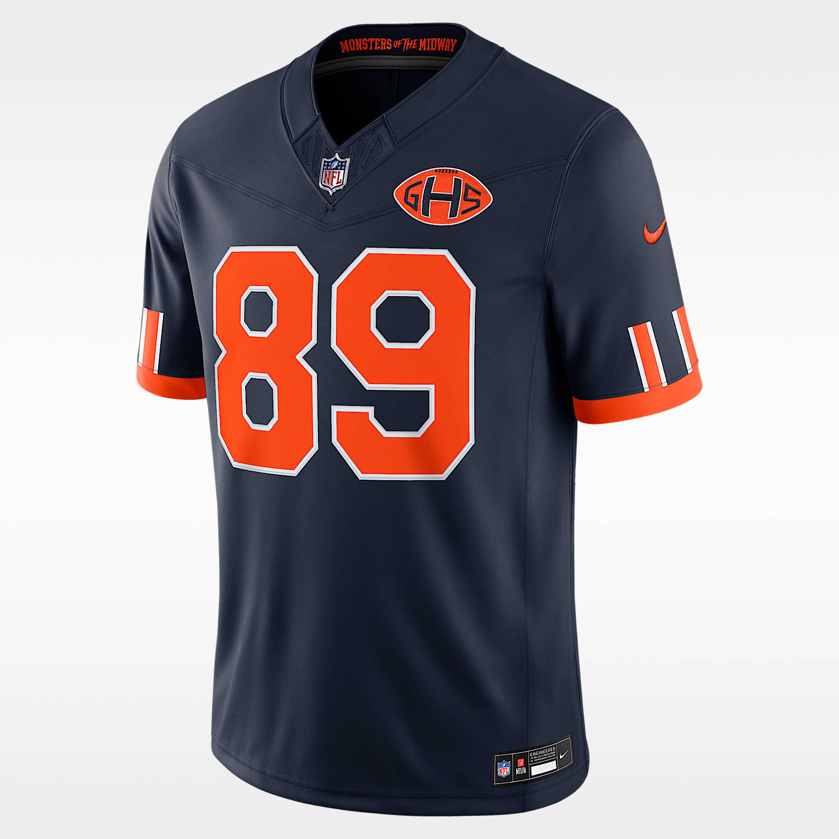 Mike Ditka Chicago Bears Rivalries Collection Men's Nike Dri-FIT NFL Limited Jersey