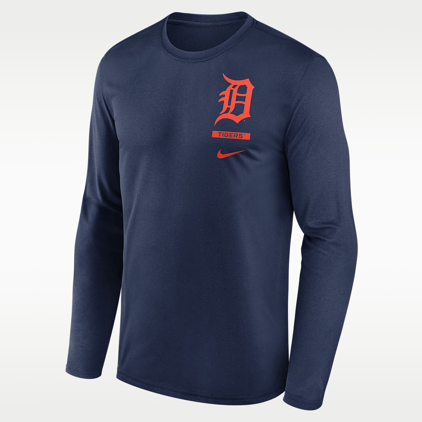 Detroit Tigers 2-Hit Legend Men's Nike Dri-FIT MLB Long-Sleeve T-Shirt