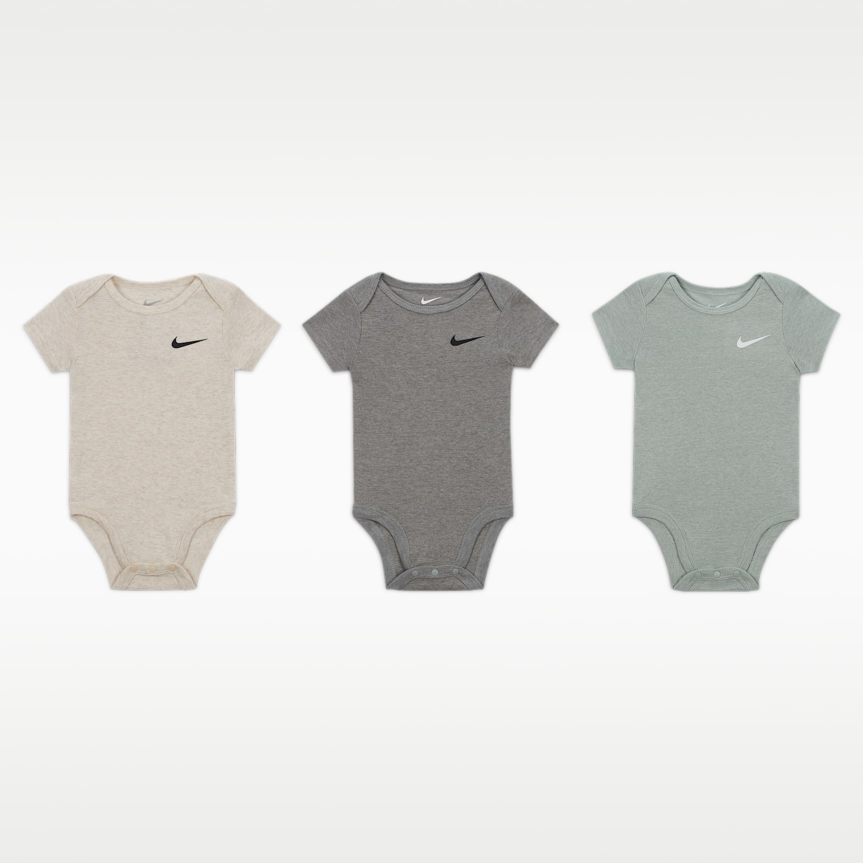 Nike Mini Me Baby (0-6M) Bodysuits (3-Pack)