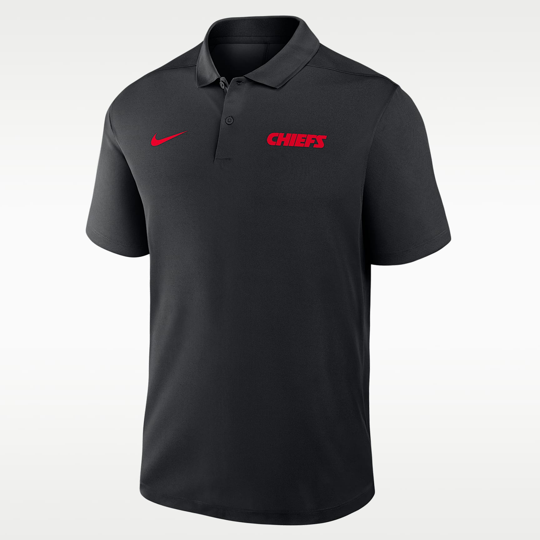 Polo Nike Dri-FIT de la NFL para hombre Kansas City Chiefs Wordmark Victory