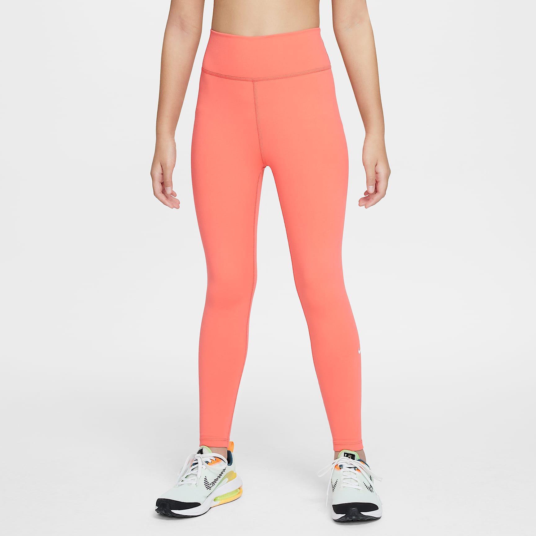 Leggings Dri-FIT de tiro alto para niña talla grande Nike One
