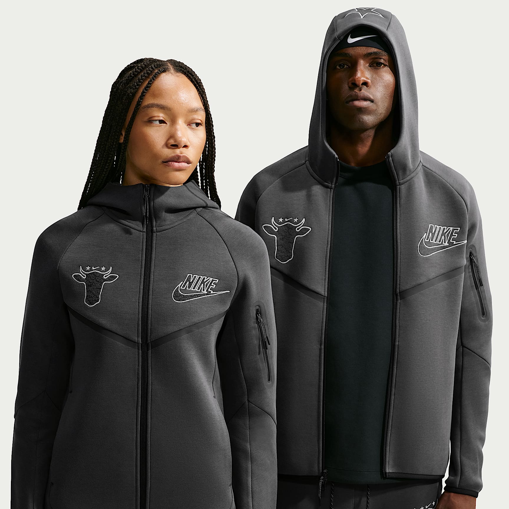 Nike Tech x Wagyu Men's Fleece Full-Zip Hoodie