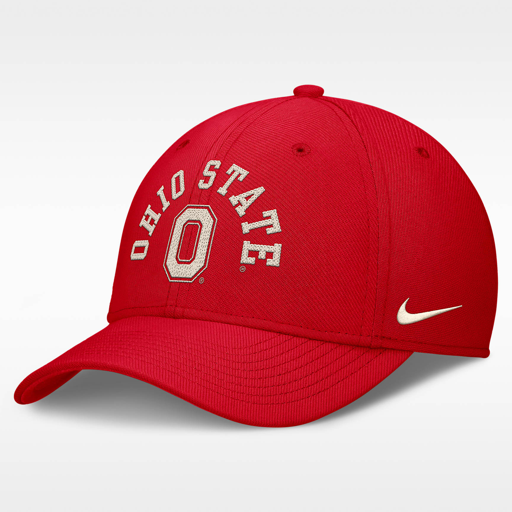 Gorra universitaria Nike Dri-FIT para hombre Ohio State Campus Prep