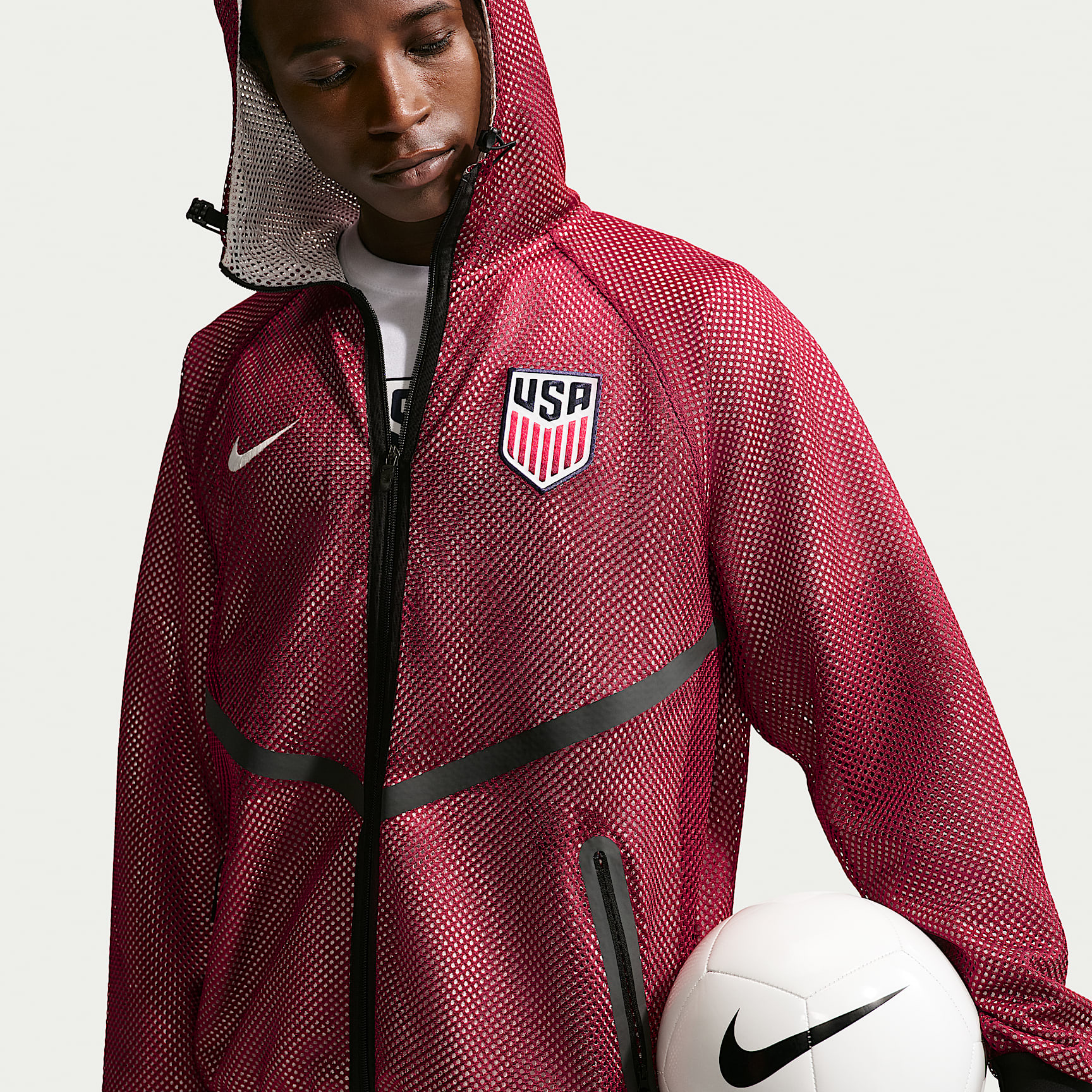 Chamarra Anthem de fútbol Nike Dri-FIT para hombre USMNT
