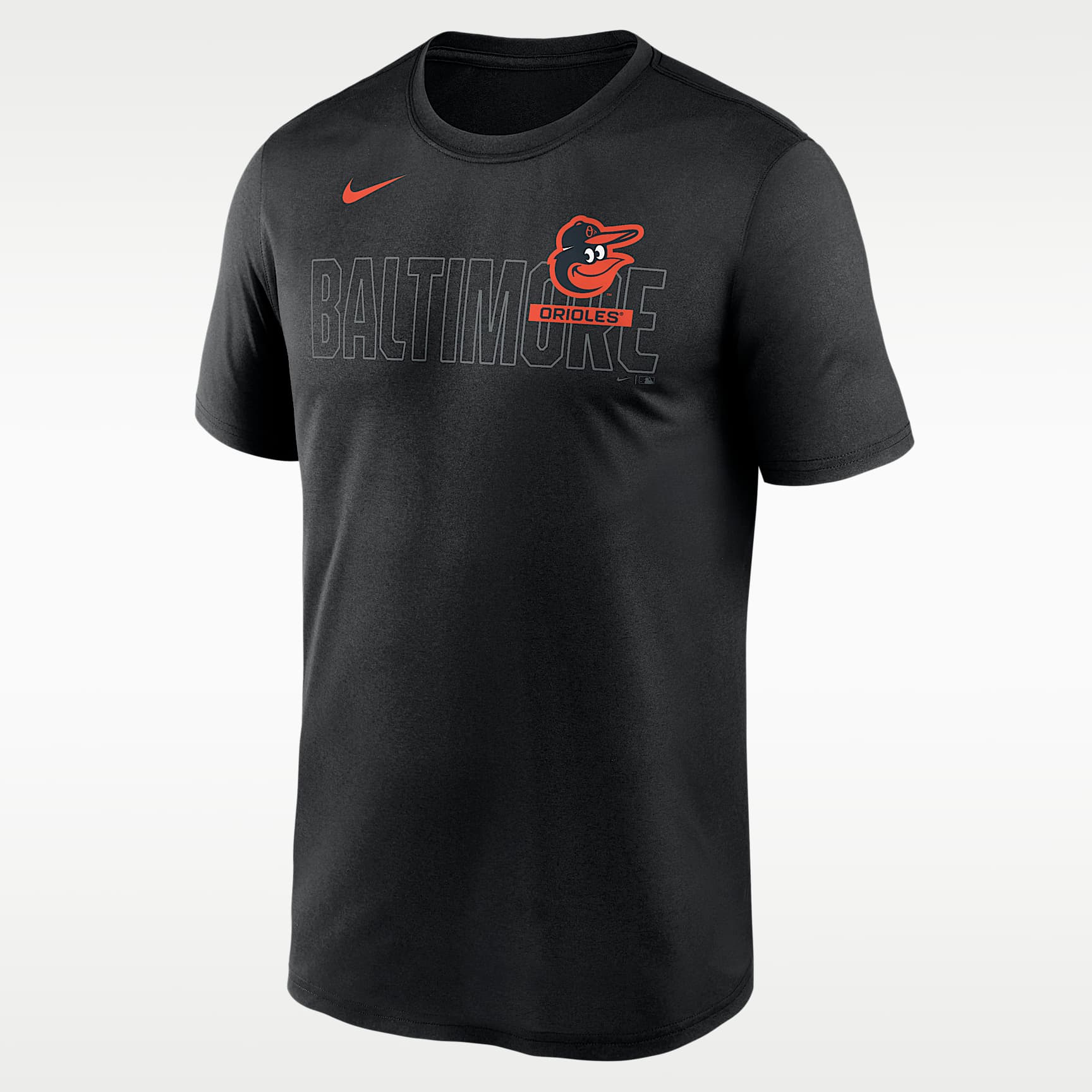Playera Nike Dri-FIT de la MLB para hombre de los Orioles de Baltimore, edición Knockout Team Legend