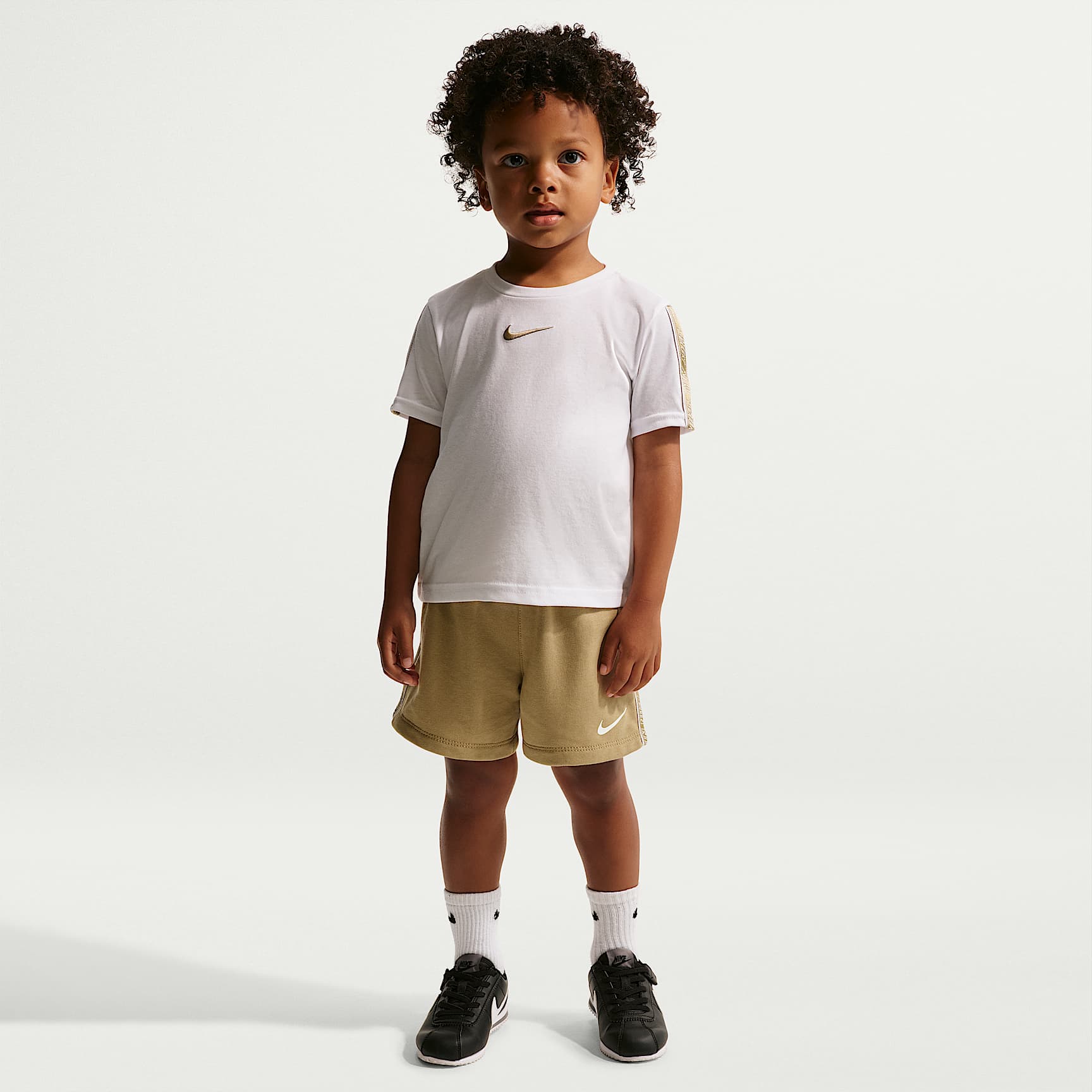 Conjunto de 2 piezas de shorts de tejido Knit infantil Nike Poly Pack