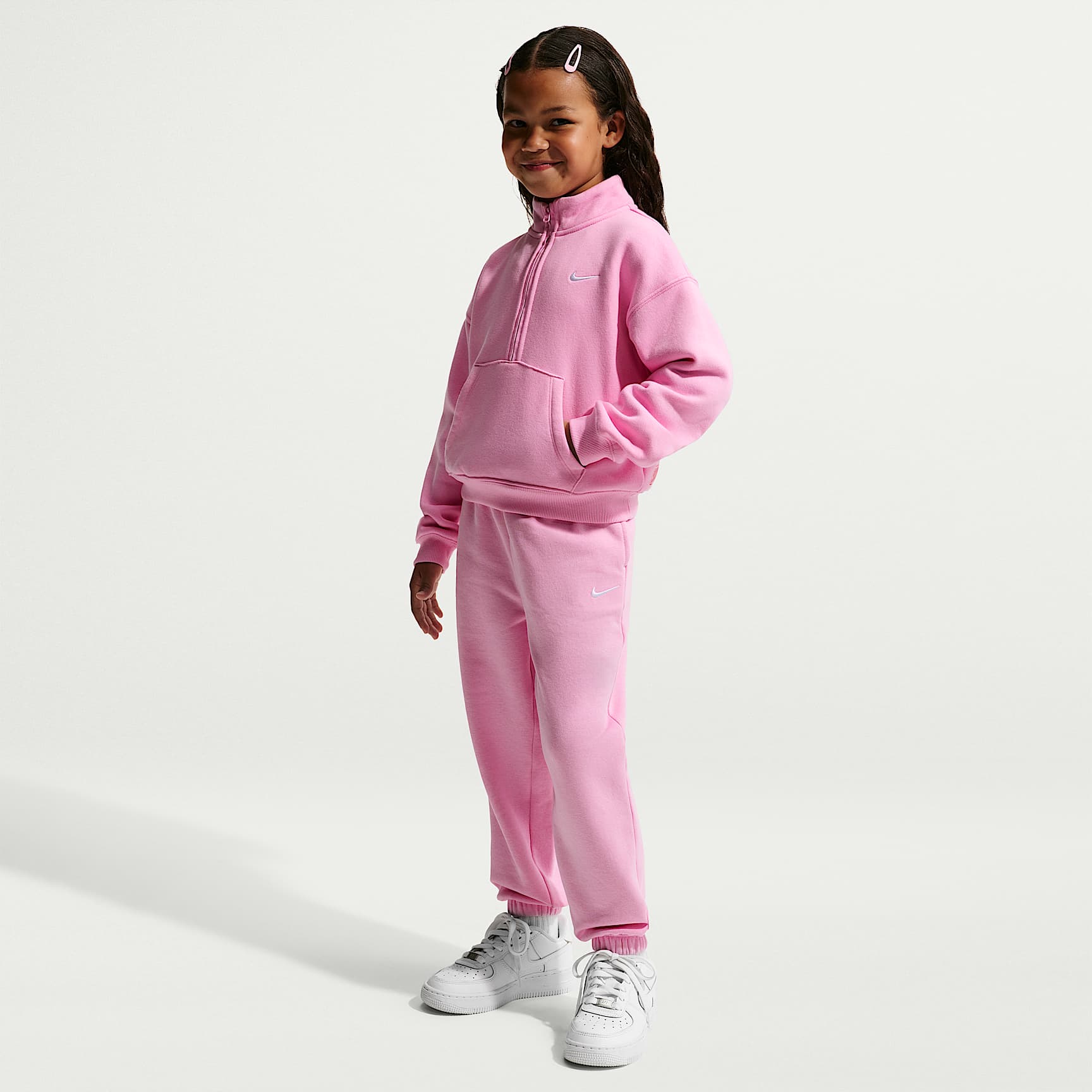 Nike Sportswear Little Kids' Studio Fleece Loose Pants